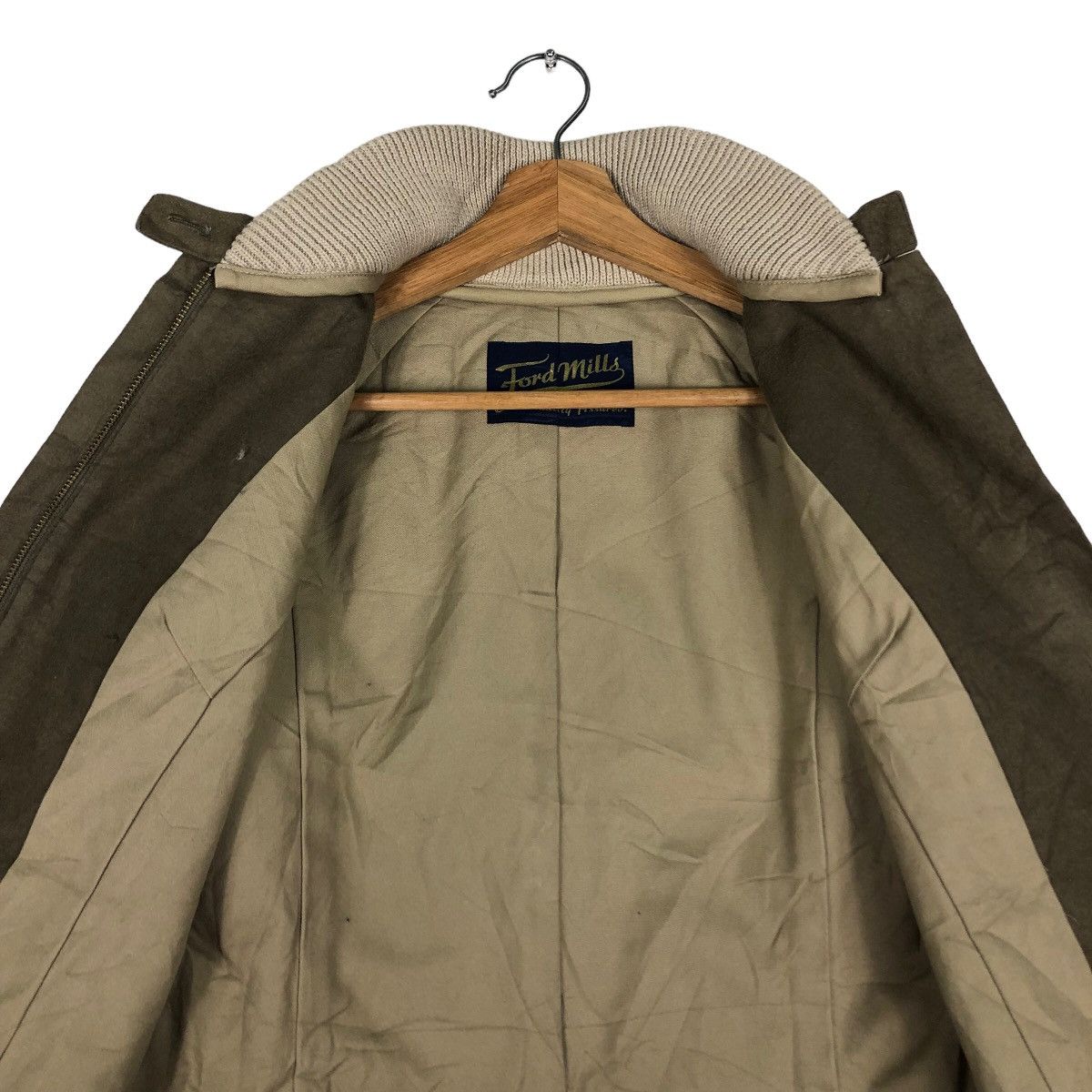 Japanese Brand 🔥Cropped Biker Jacket Ford Mills Inspire Issey Miyake Size US M / EU 48-50 / 2 - 12 Thumbnail