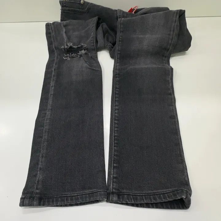 Saint Laurent Paris Saint Laurent Black Wash Distressed Denim Pants-2507 Size US 30 / EU 46 - 3 Thumbnail