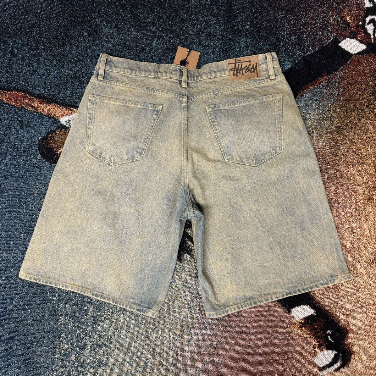 Stussy STUSSY BIG OL' DENIM SHORT SAND WASH | Grailed