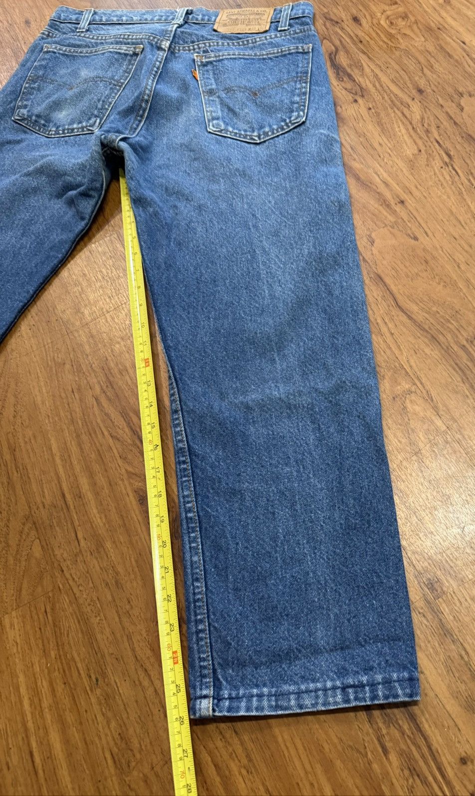 Levi's Vintage 80’s Levi’s 505 Orange Tab Denim Jeans Pants 33 X 26 Size US 33 - 5 Thumbnail