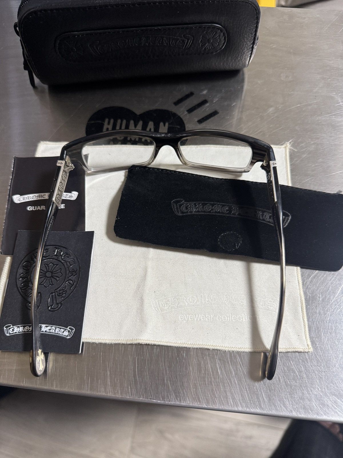 Chrome Hearts Chrome Hearts CH Cross Dismembered Glasses Black Size ONE SIZE - 7 Thumbnail