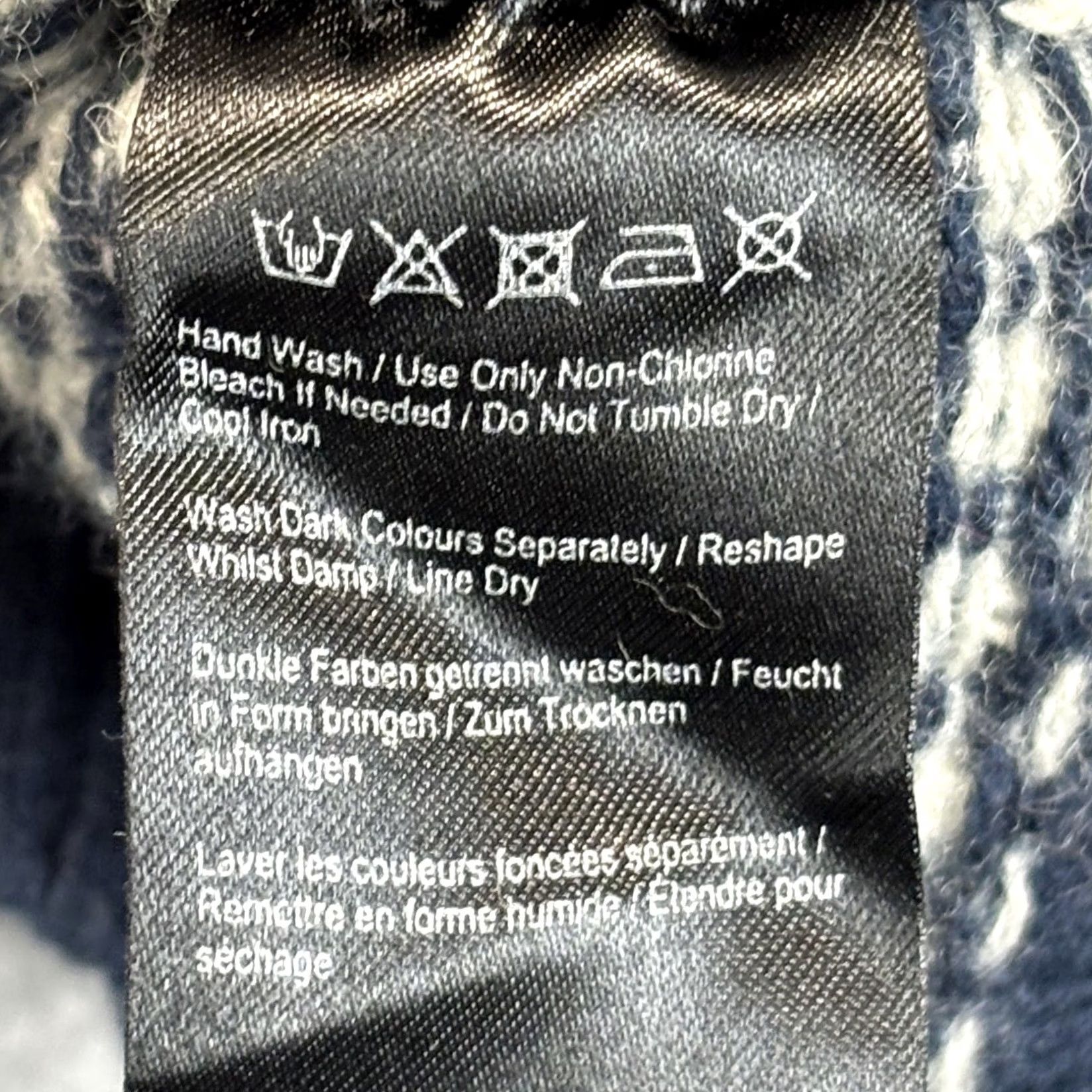 Vintage VINTAGE Joules Heacham Lambswool Jumper Navy Mix Wool Acrylic Round Neck Mens L Size US L / EU 52-54 / 3 - 8 Thumbnail