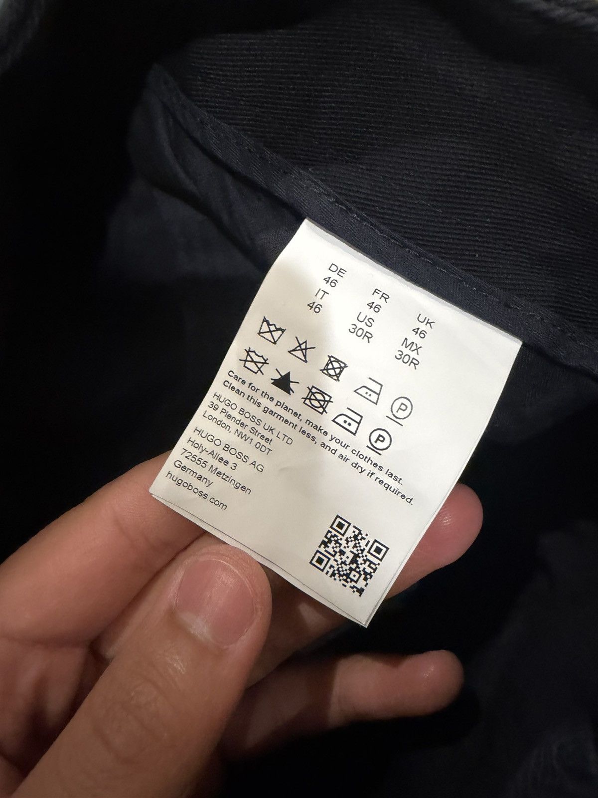 Hugo Boss Navy BOSS X BECKHAM pants Size US 32 / EU 48 - 4 Thumbnail