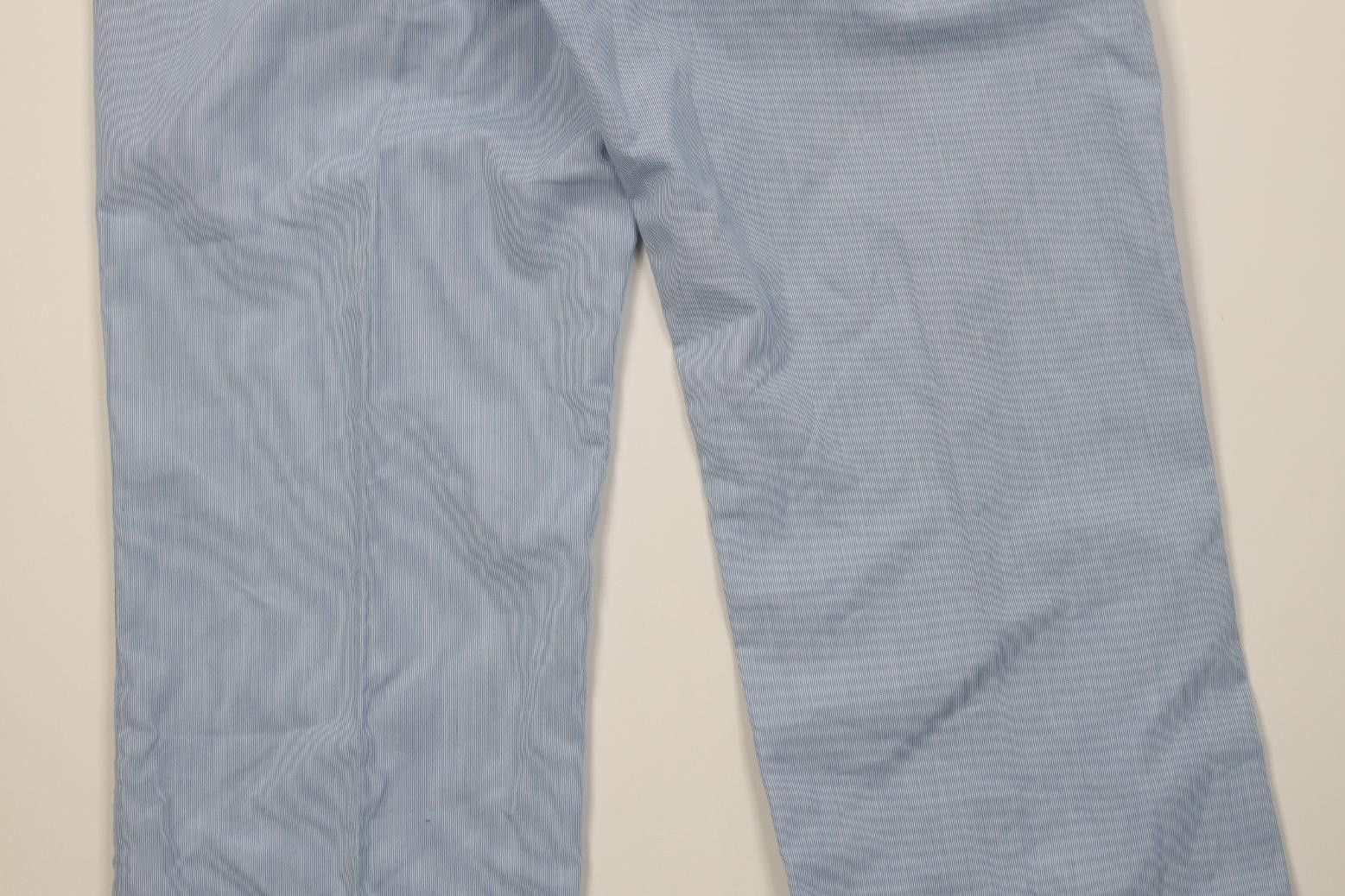 Vintage Vintage 70s Streetwear Striped Flared Wide Leg Pants Blue Size US 32 / EU 48 - 11 Thumbnail