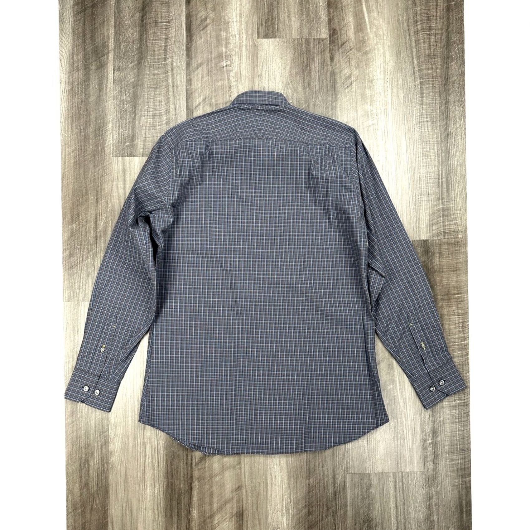 Robert Talbott Robert Talbott Long Sleeve Button Down Shirt San Carlos Toffee Plaid Medium Mens Size M Blue Color Size US M / EU 48-50 / 2 - 3 Thumbnail