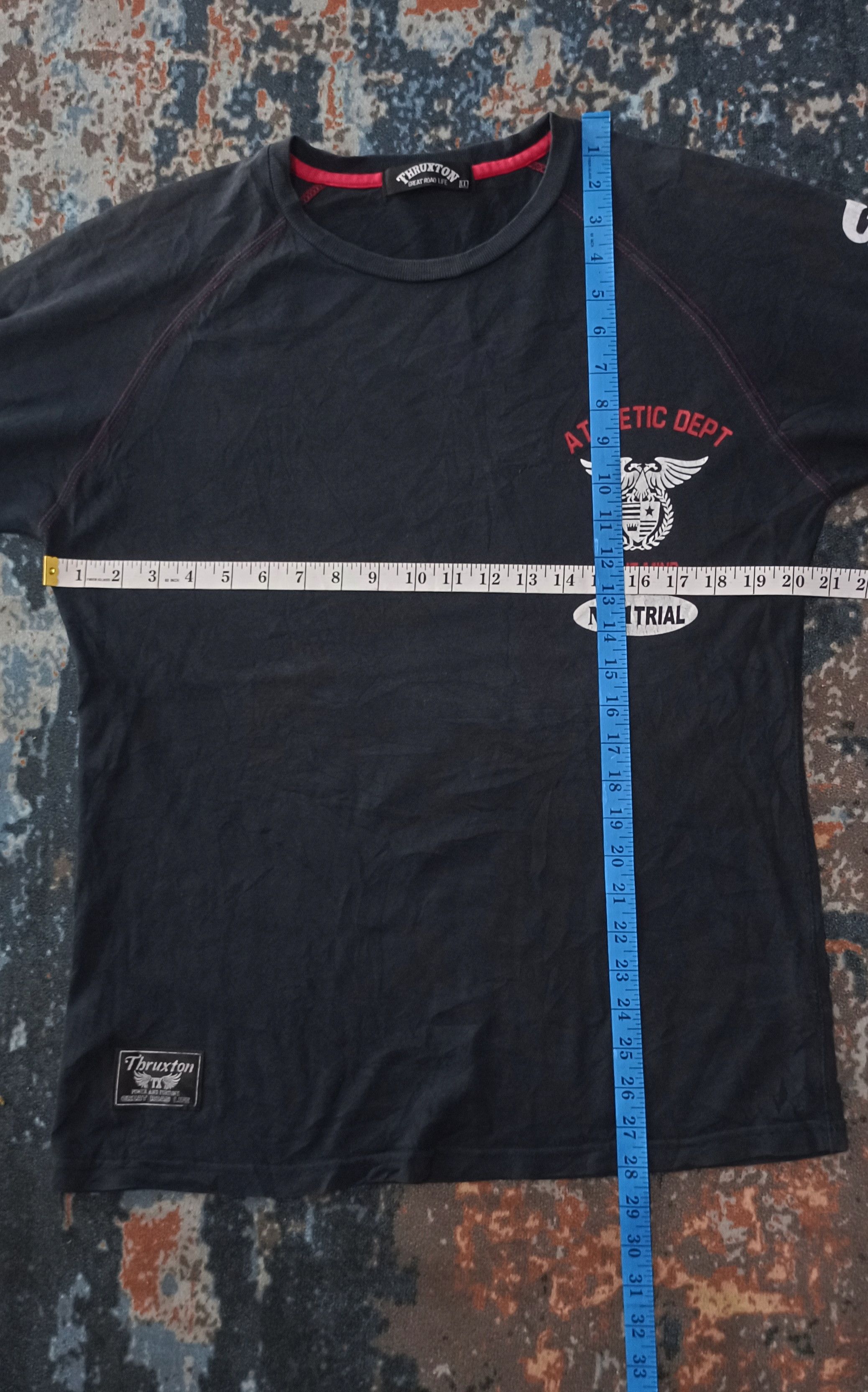 Japanese Brand Thruxton Mass Of Iron Astride Long Sleeve Size US M / EU 48-50 / 2 - 11 Thumbnail