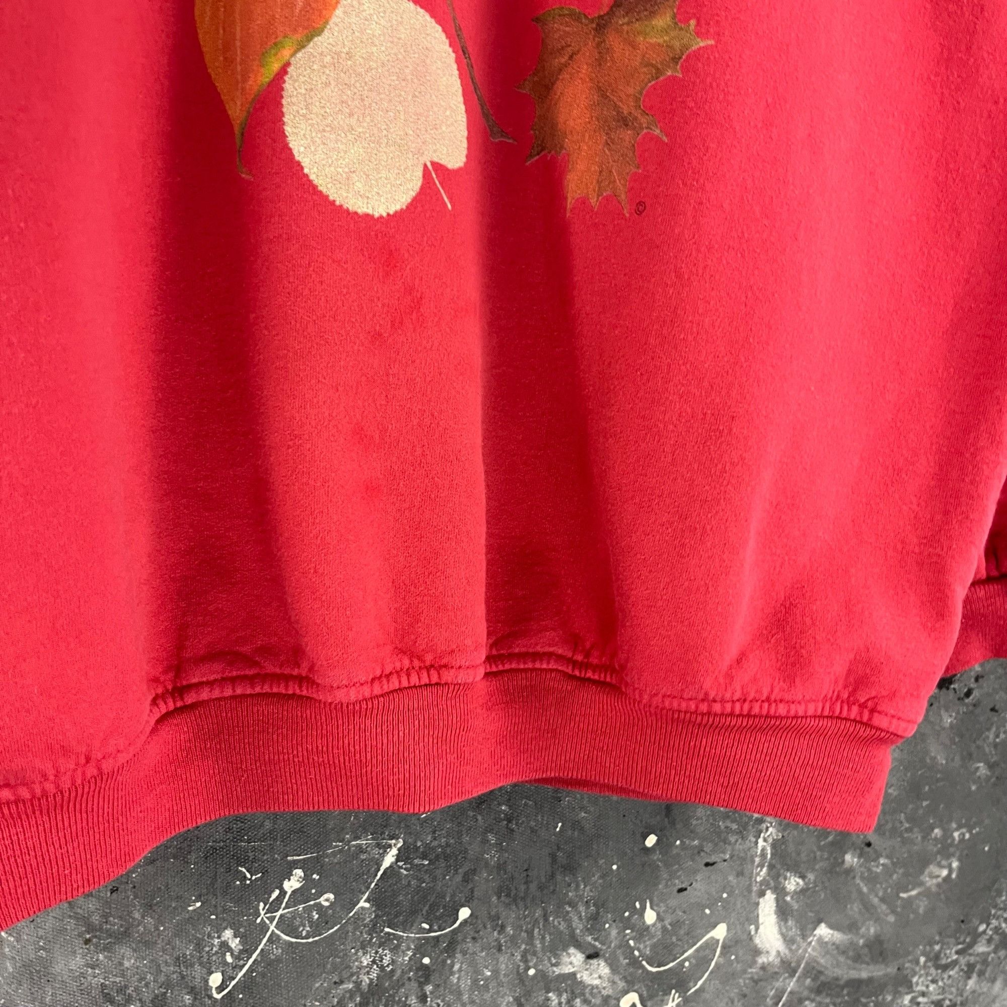 Vintage Vintage 90’s Fall Leaves sweatshirt Size US L / EU 52-54 / 3 - 4 Thumbnail