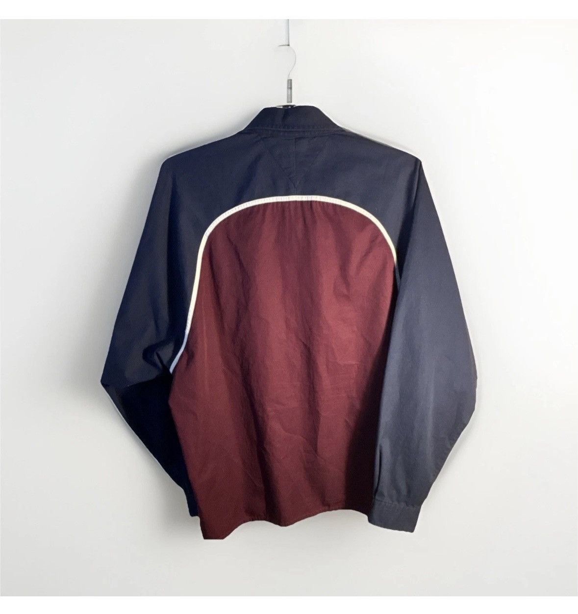 Tommy Hilfiger Tommy Hilfiger Classics Men's Navy Burgundy Windbreaker Size US L / EU 52-54 / 3 - 2 Thumbnail