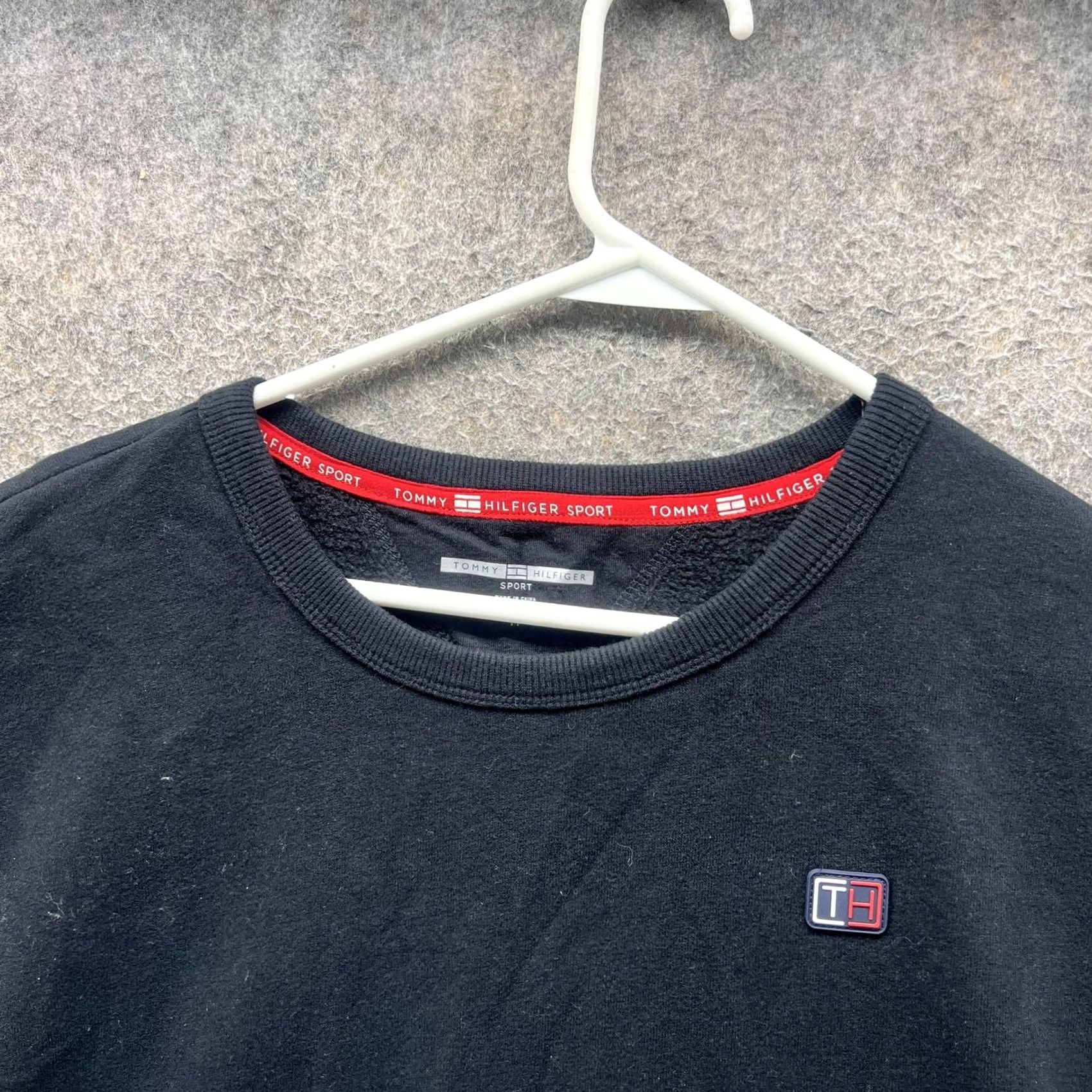 Tommy Hilfiger Tommy Hilfiger Sport Shirt Dress Women Medium Black Crewneck Logo Stripe Hem Tee Size M / US 6-8 / IT 42-44 - 2 Thumbnail