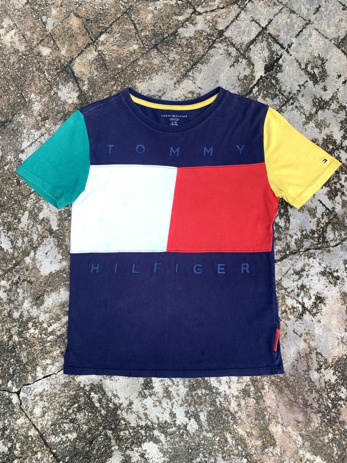 Tommy Hilfiger × Tommy Jeans Tommy Hilfiger Multicolor Big Flag Logo Top Size M / US 6-8 / IT 42-44 - 1 Thumbnail