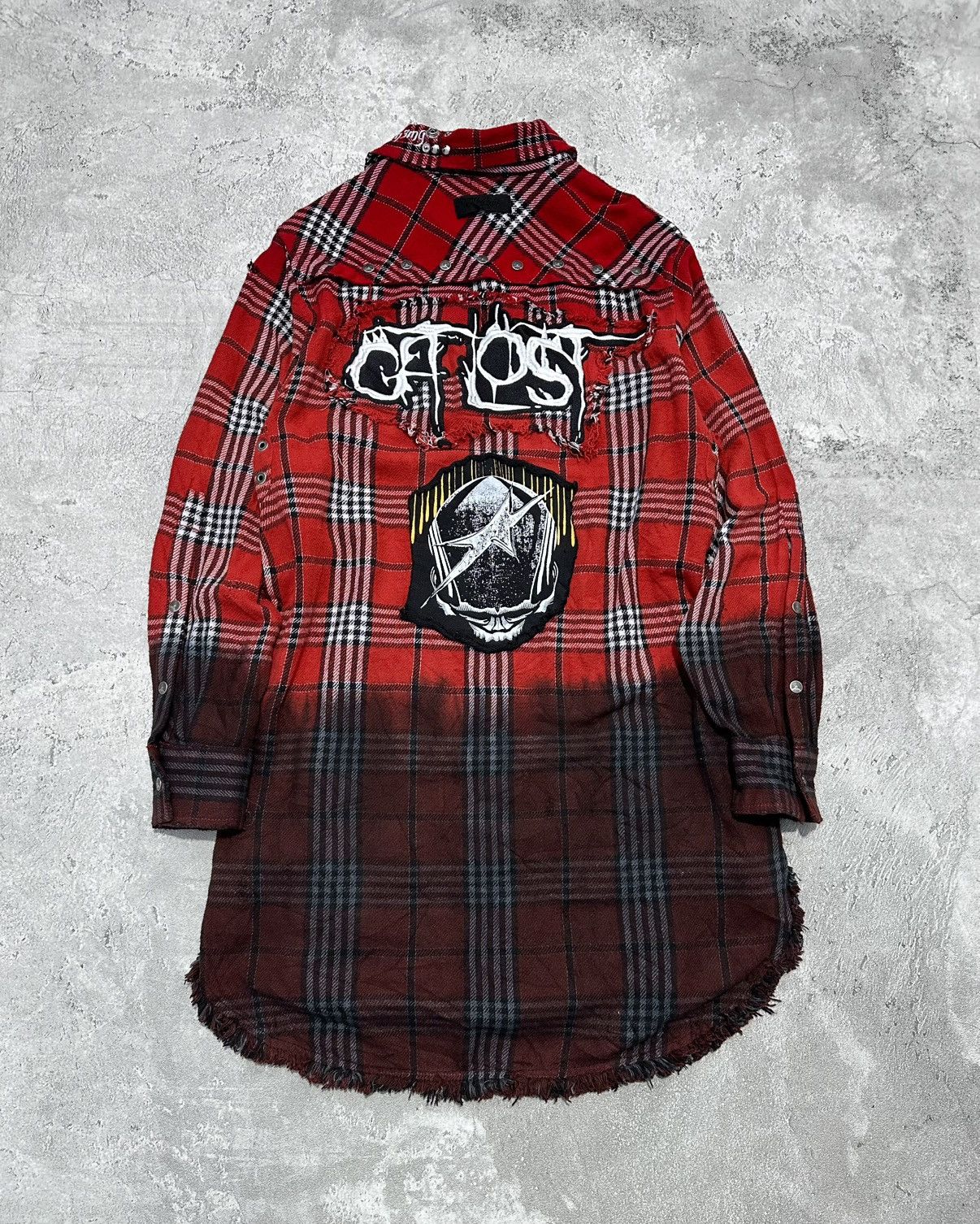 Diesel × Diesel Black Gold Diesel Distressed Plaid Flannel Shirt Size US S / EU 44-46 / 1 - 8 Thumbnail