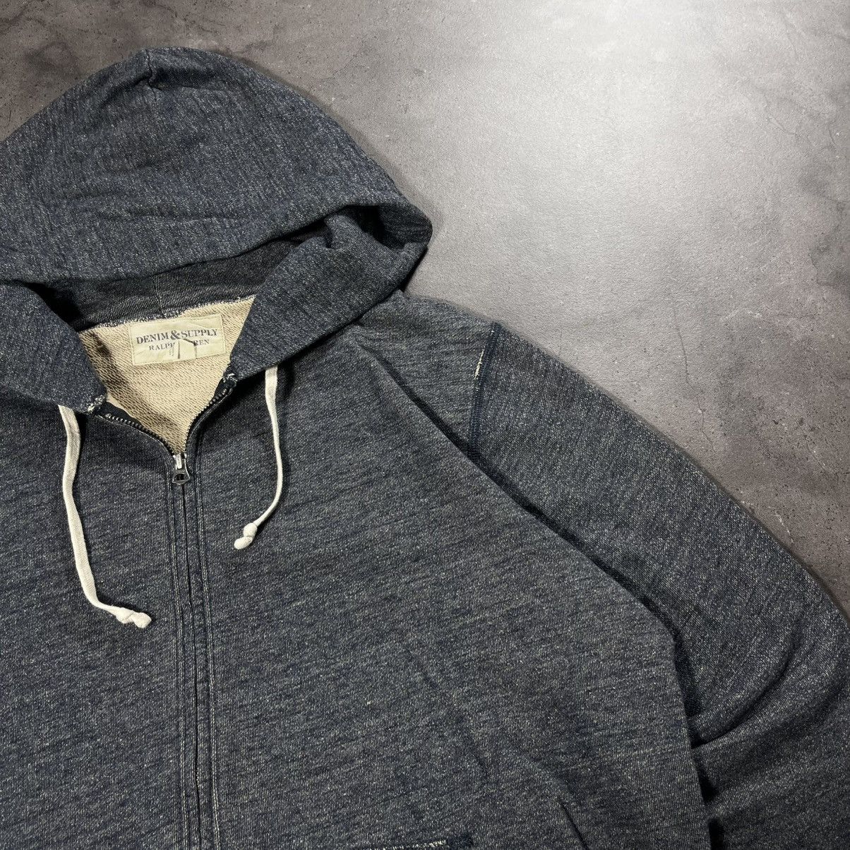 Polo Ralph Lauren Polo Ralph Lauren Vintage Big Logo Flag USA Zip Hoodie Hype Size US XL / EU 56 / 4 - 10 Thumbnail