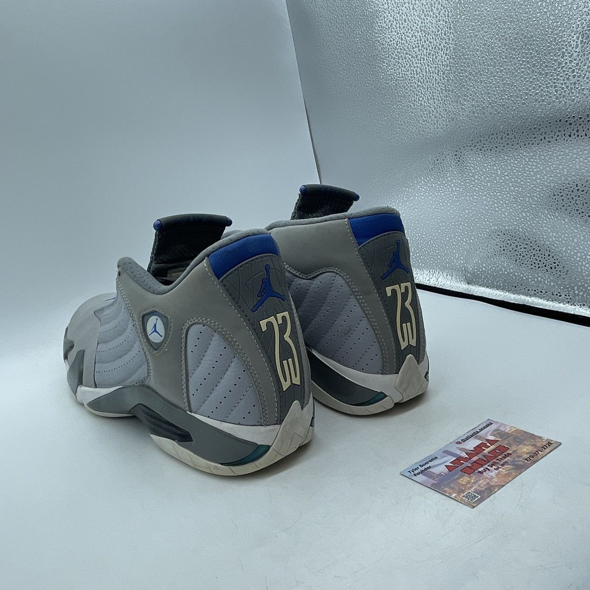 Jordan Brand Air Jordan 14 wolf grey Size US 10.5 / EU 43-44 - 4 Thumbnail