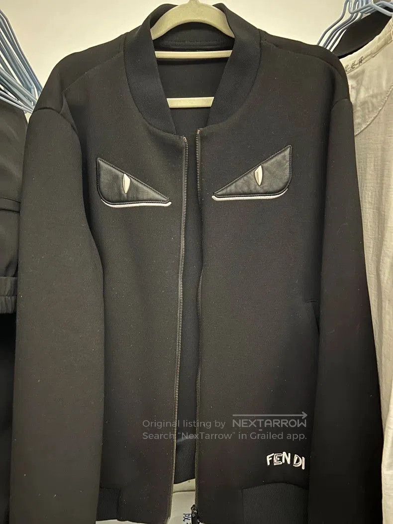 Fendi FENDI Monster Baseball Jacket. Size US XL / EU 56 / 4 - 2 Thumbnail