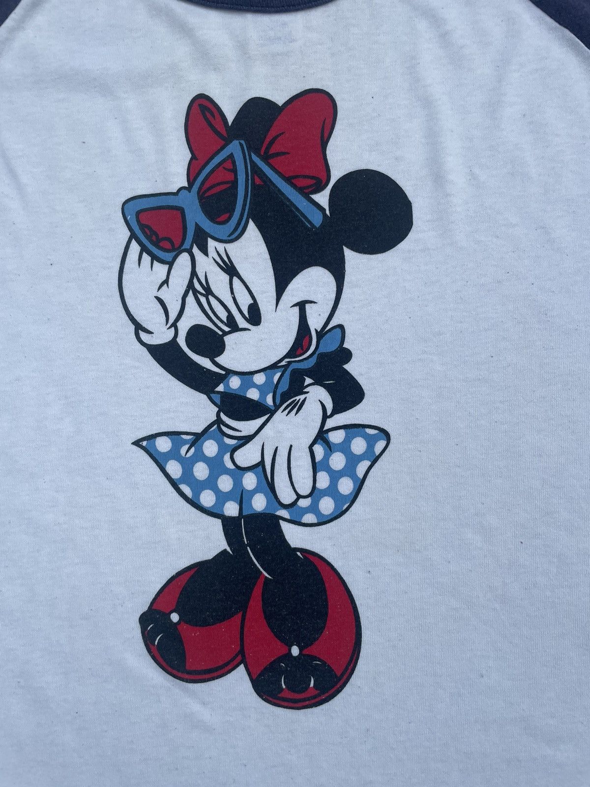 Mickey Mouse Vintage Minnie Mouse Raglan Size US S / EU 44-46 / 1 - 13 Thumbnail