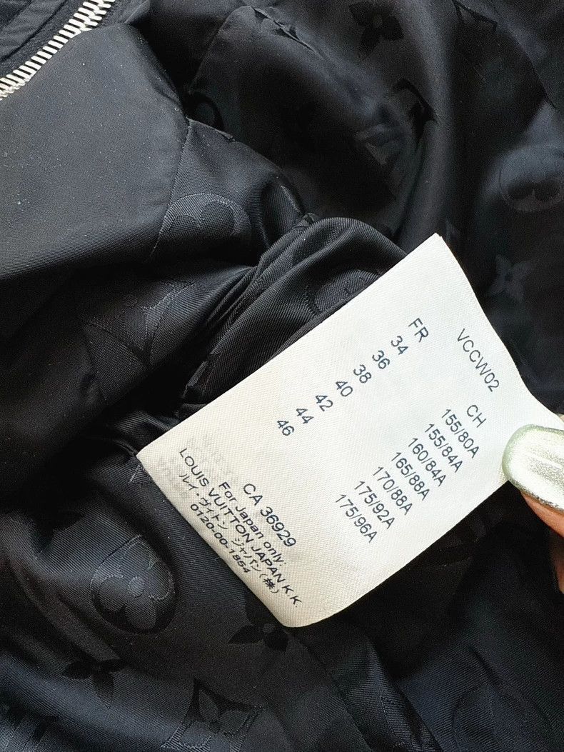 Louis Vuitton Louis Vuitton Black Hooded Windbreaker Jacket- Size M / US 6-8 / IT 42-44 - 7 Thumbnail