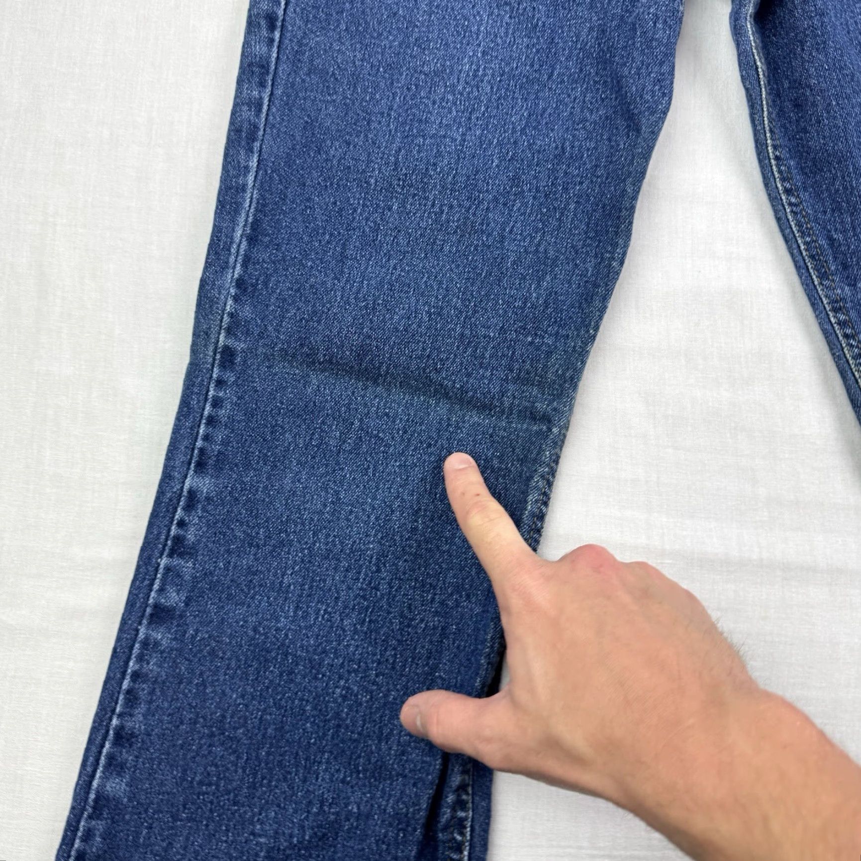 Vintage VINTAGE Mudd Womens Jeans Bootcut Flare 5 Blue Hipster 90s Y2K Embroidered Pants Size 27" / US 4 / IT 40 - 7 Thumbnail