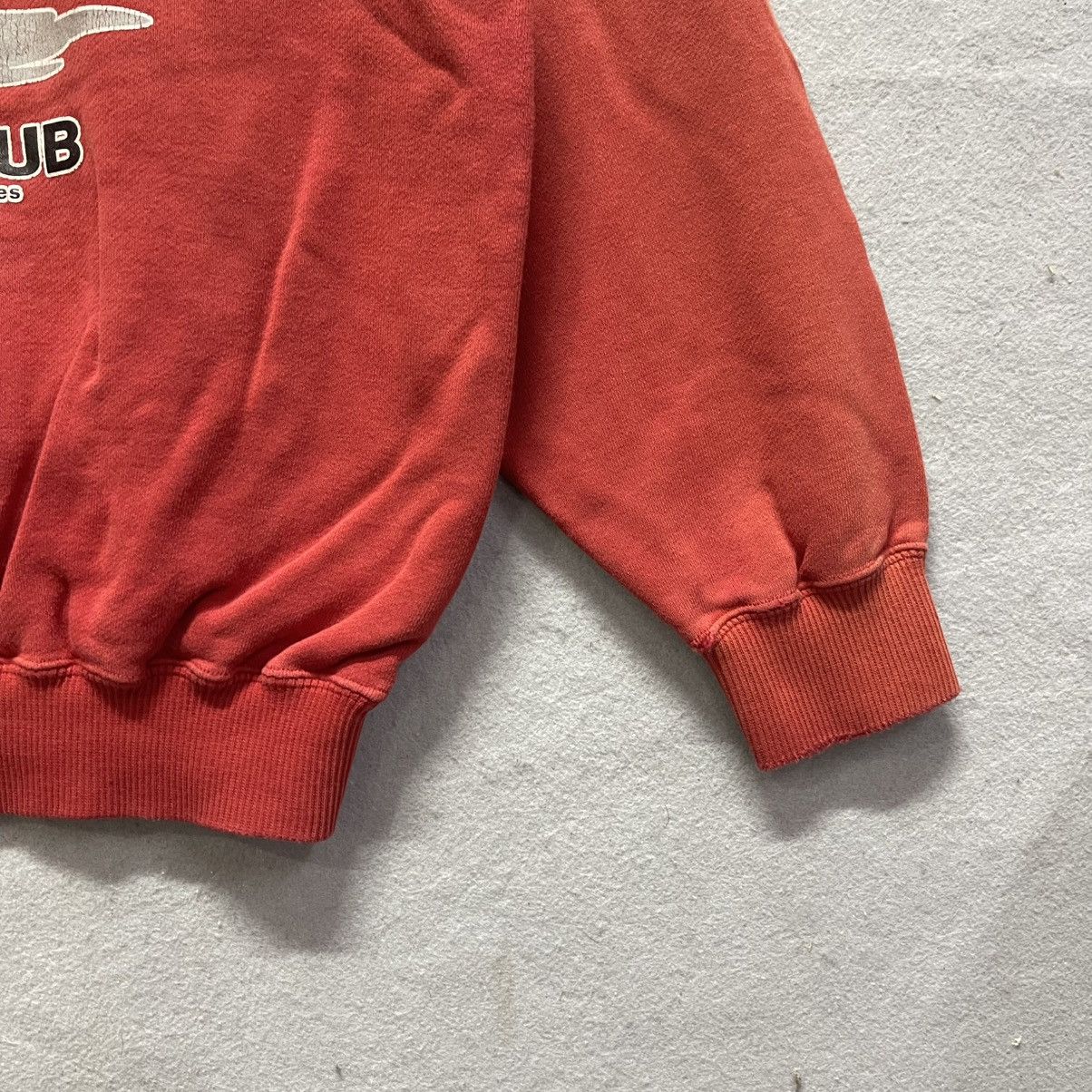 Vintage 1990s Captain Santa Football Club Sweatshirt Red Graphic Size US M / EU 48-50 / 2 - 4 Thumbnail