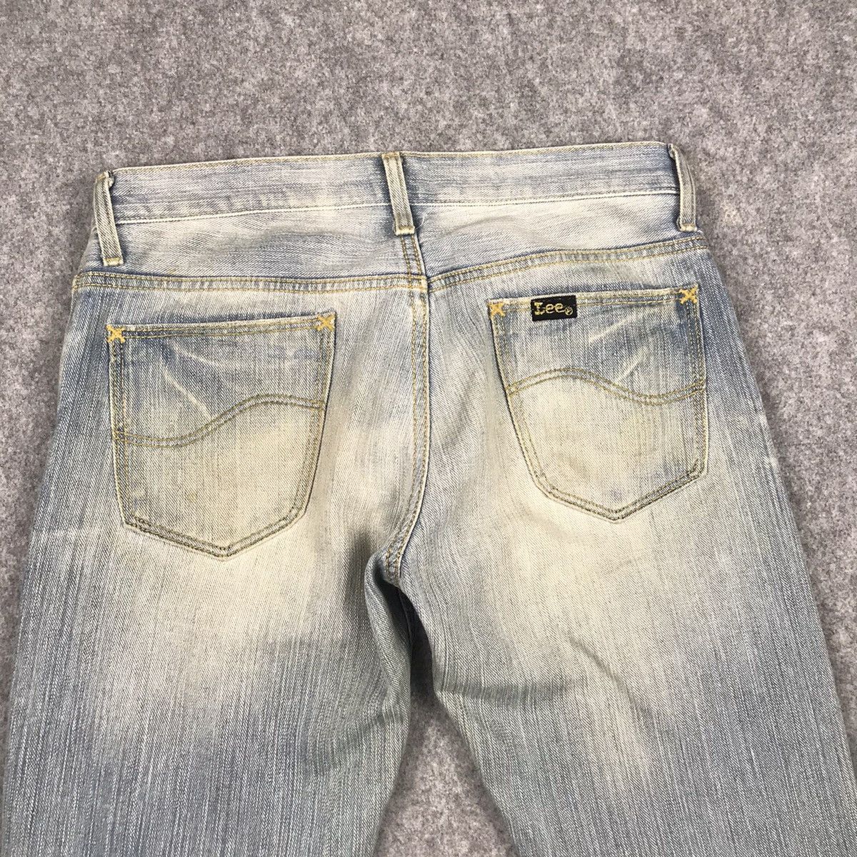Japanese Brand × Lee FLARE JEANS⚡️LEE LIGHT WASH BLUE FADED DENIM PANTS Size US 30 / EU 46 - 15 Thumbnail
