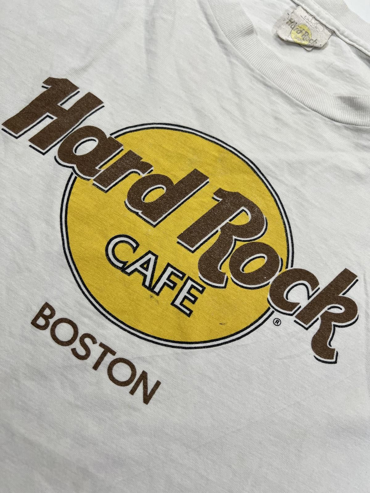Hard Rock Cafe Hard Rock Cafe Boston White Graphic T-Shirt Size ONE SIZE - 7 Thumbnail