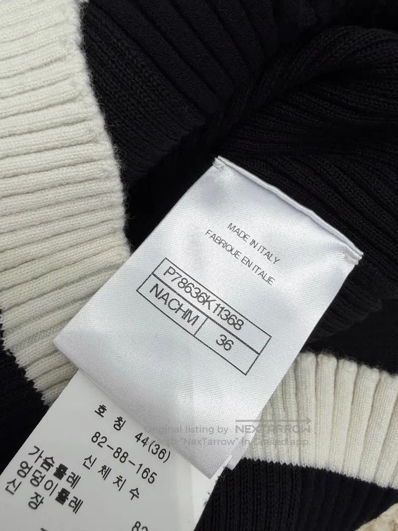 Chanel Chanel Black and white double c hollow knitted vest Size XS / US 0-2 / IT 36-38 - 5 Thumbnail
