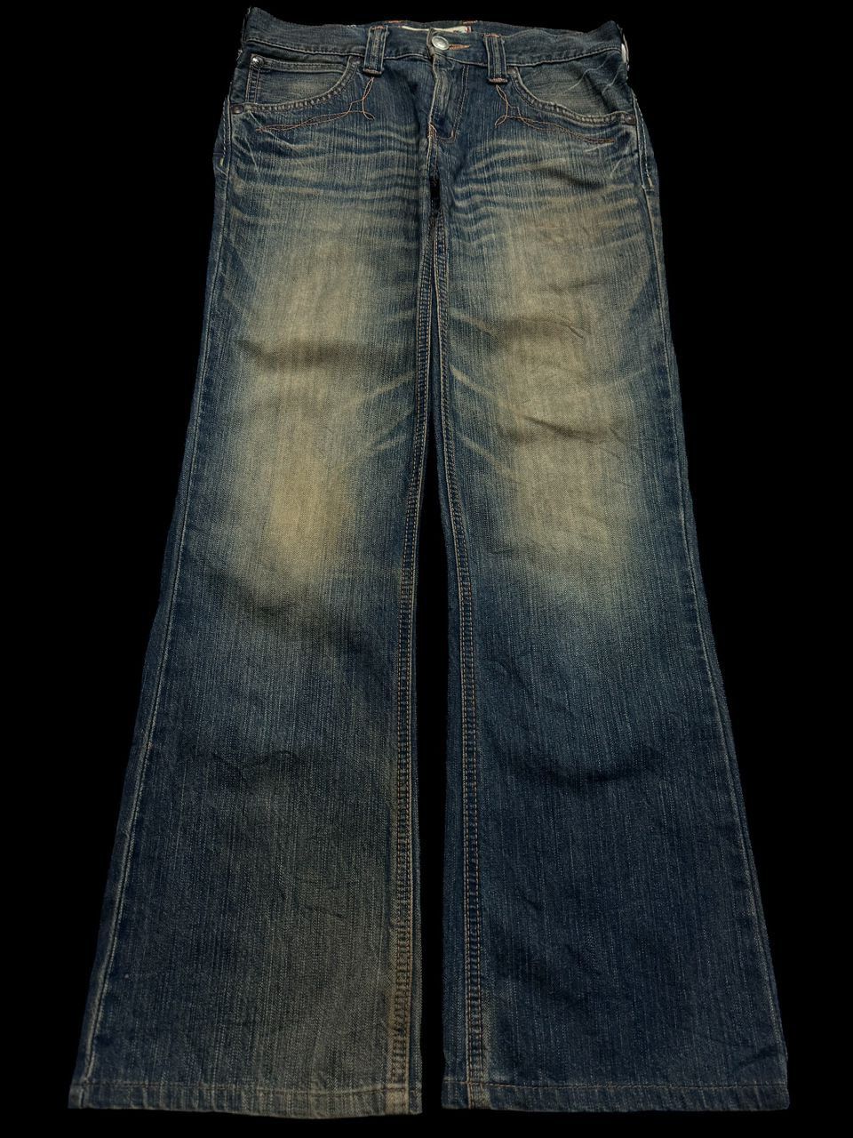 Edwin 💥Flare💥Vintage Edwin XV Insane Rusty Mudwash Bootcut Jeans Size US 29 - 2 Thumbnail