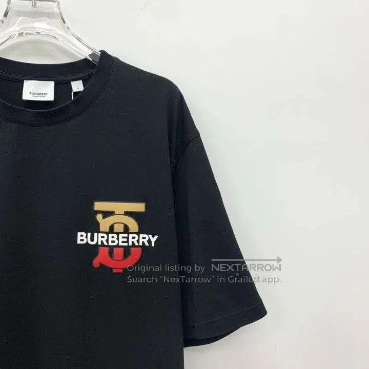 Burberry Burberry TB Logo Cotton Crew Neck T. Size US L / EU 52-54 / 3 - 3 Thumbnail