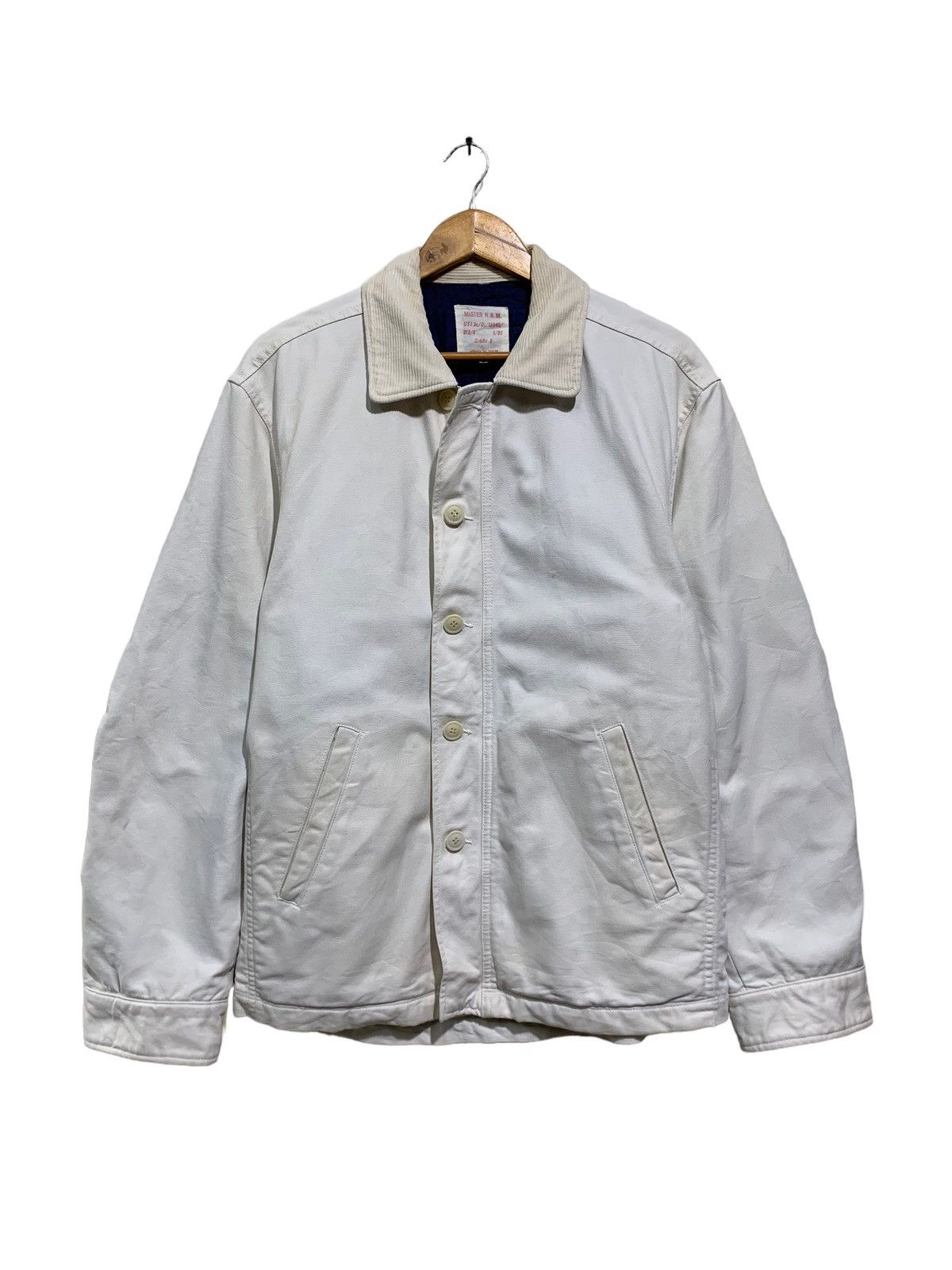 Blue Blue Japan 🔥MISTER FREEDOM X H.R MARKET DUCK CANVAS WORKERS JACKET Size US L / EU 52-54 / 3 - 2 Thumbnail