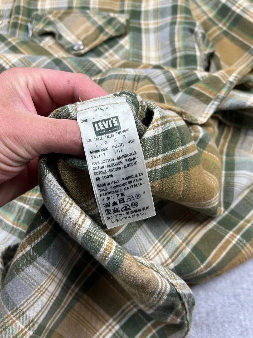 Levi's Vintage Clothing VINTAGE LEVIS Western Wear flannel shirt size Large Size US L / EU 52-54 / 3 - 10 Thumbnail