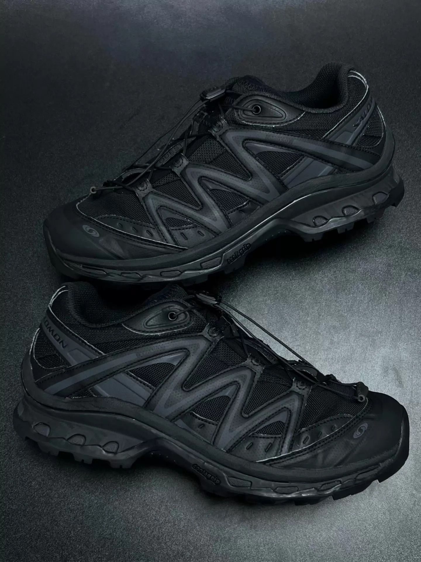 Salomon Salomon XT-Quest Black Running Shoes 41 (Like New, Box) Size US 8 / EU 41 - 5 Thumbnail