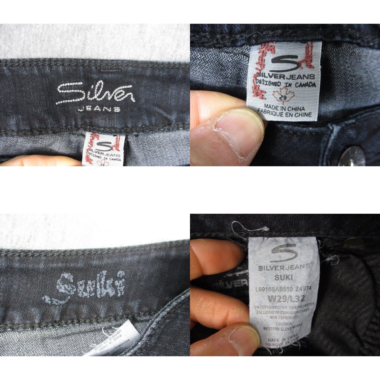 Silver Jeans Co. VINTAGE? No. Size 29" - 9 Thumbnail