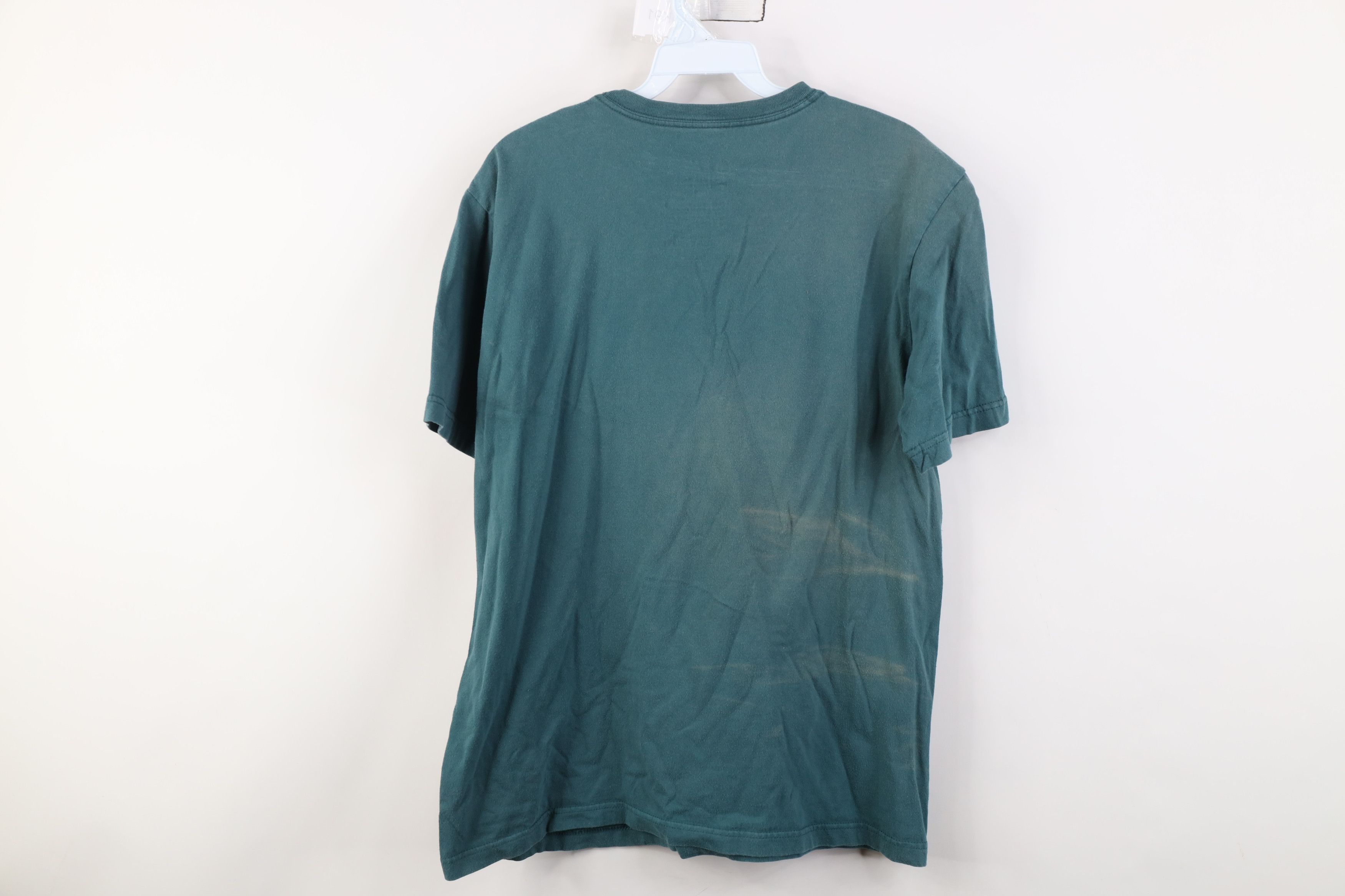 Nike Vintage Nike Travis Scott Mini Swoosh T-Shirt Teal Size US M / EU 48-50 / 2 - 13 Thumbnail
