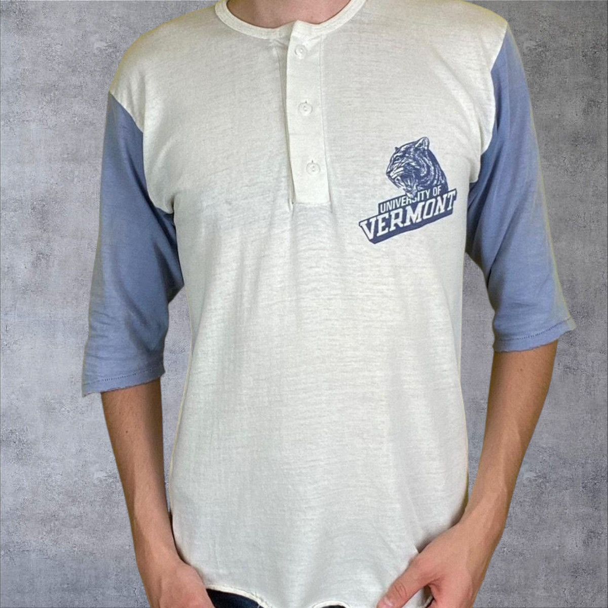 Vintage 1970s Vintage University Of Vermont Shirt Size US M / EU 48-50 / 2 - 2 Thumbnail