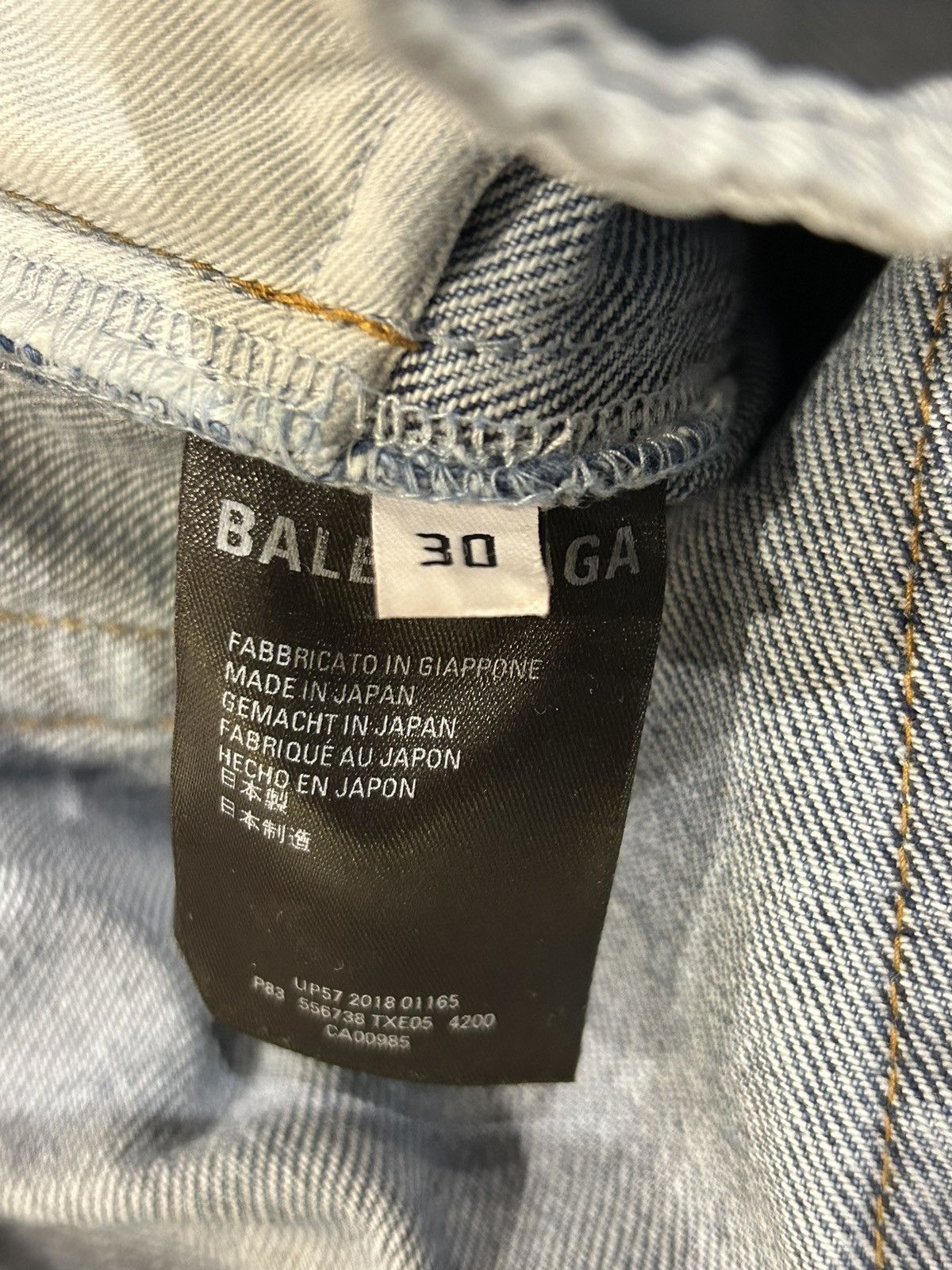 Balenciaga Balenciaga Blue Denim Jeans Size US 30 / EU 46 - 5 Thumbnail