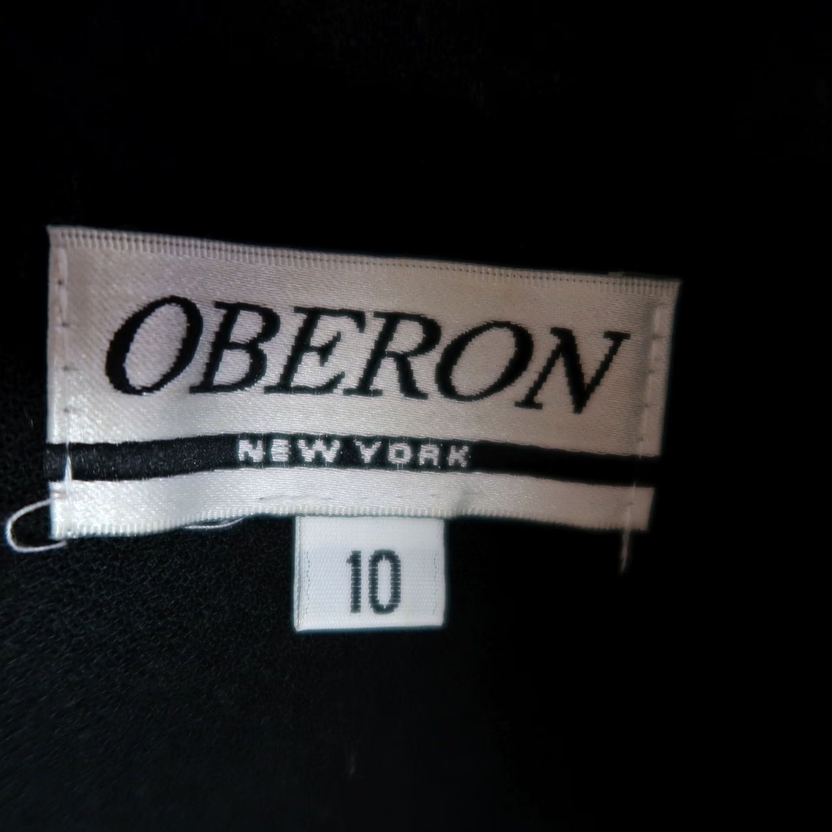 Vintage VINTAGE Oberon Blazer Jacket Black Wool 90s 80s Red Plaid Trim Womens 10 Size L / US 10 / IT 46 - 5 Thumbnail