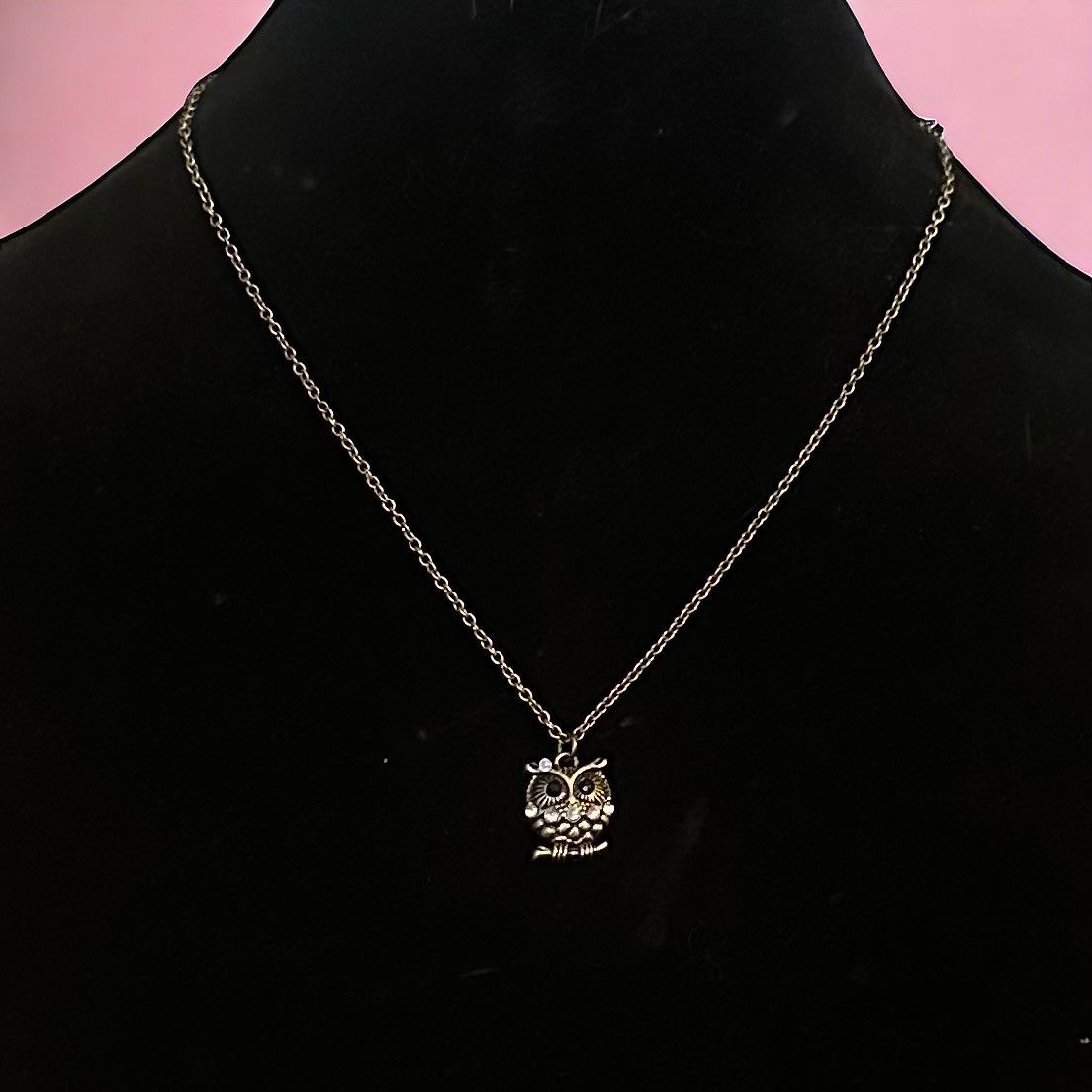 Other Bronze tone owl pendant necklace Size ONE SIZE - 1 Thumbnail
