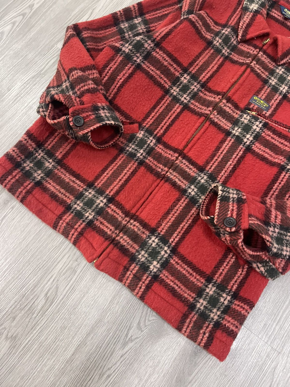 Oshkosh Vintage Buffalo plaid OshKosh B’GOSH wool flannel Jacket Size US L / EU 52-54 / 3 - 7 Thumbnail