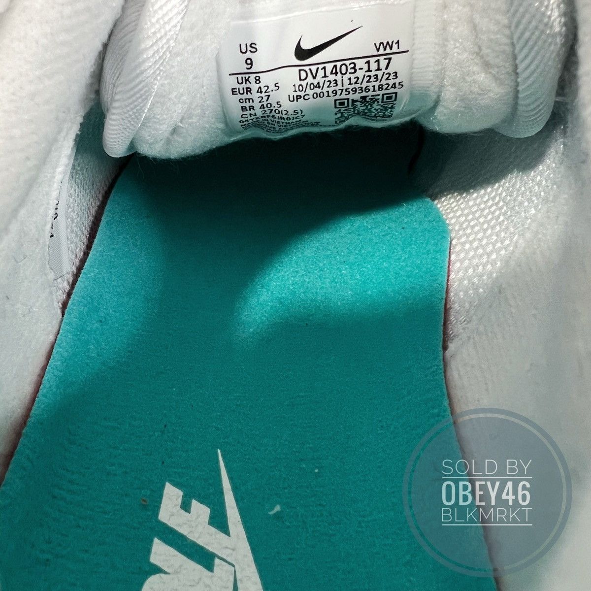 Nike Nike Air Max 1 '86 OG Golf Big Bubble White Dusty Cactus Size US 9 / EU 42 - 5 Thumbnail