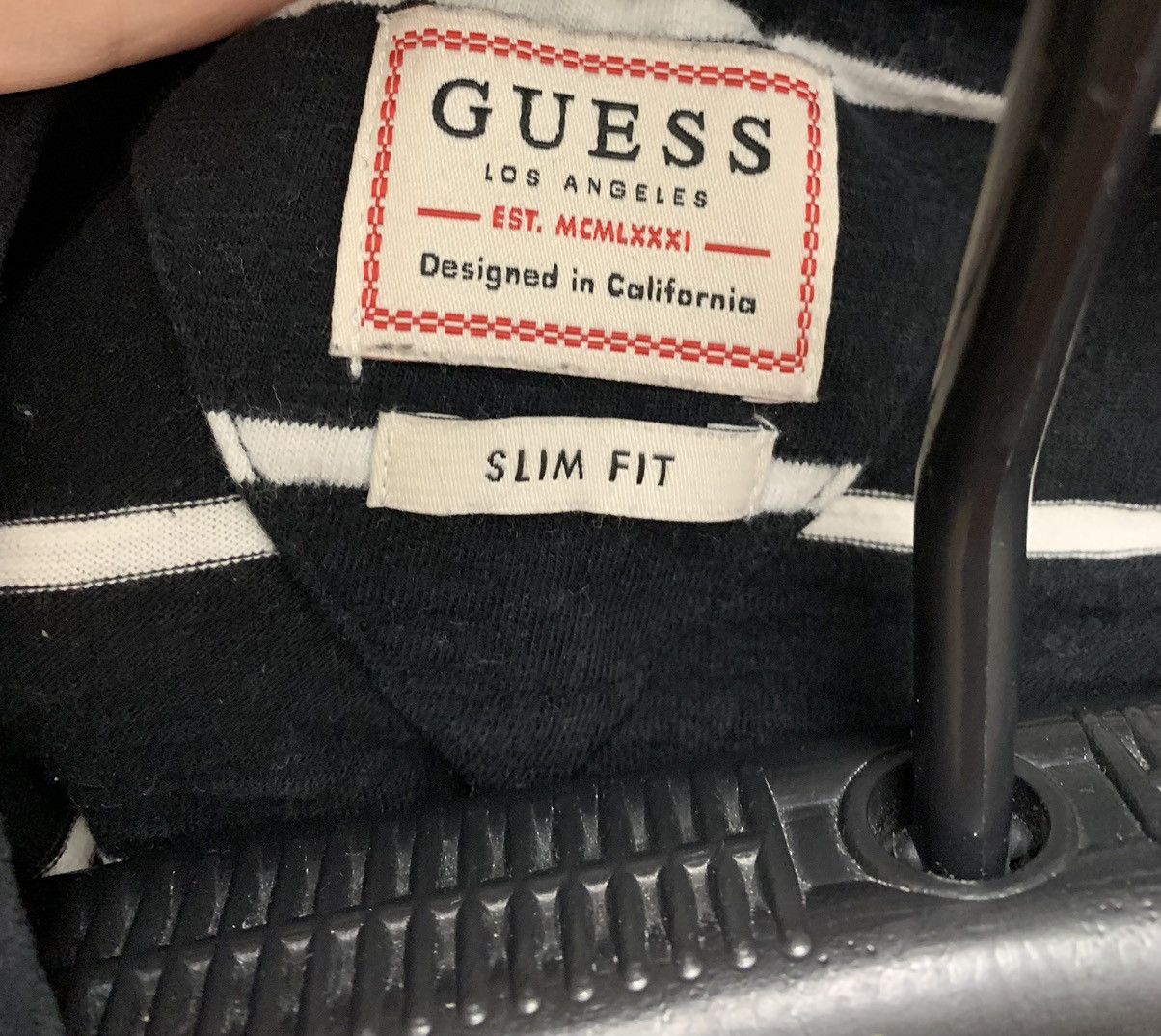 Guess Guess Los Angeles striped t-shirt S-M sz Size US M / EU 48-50 / 2 - 4 Thumbnail