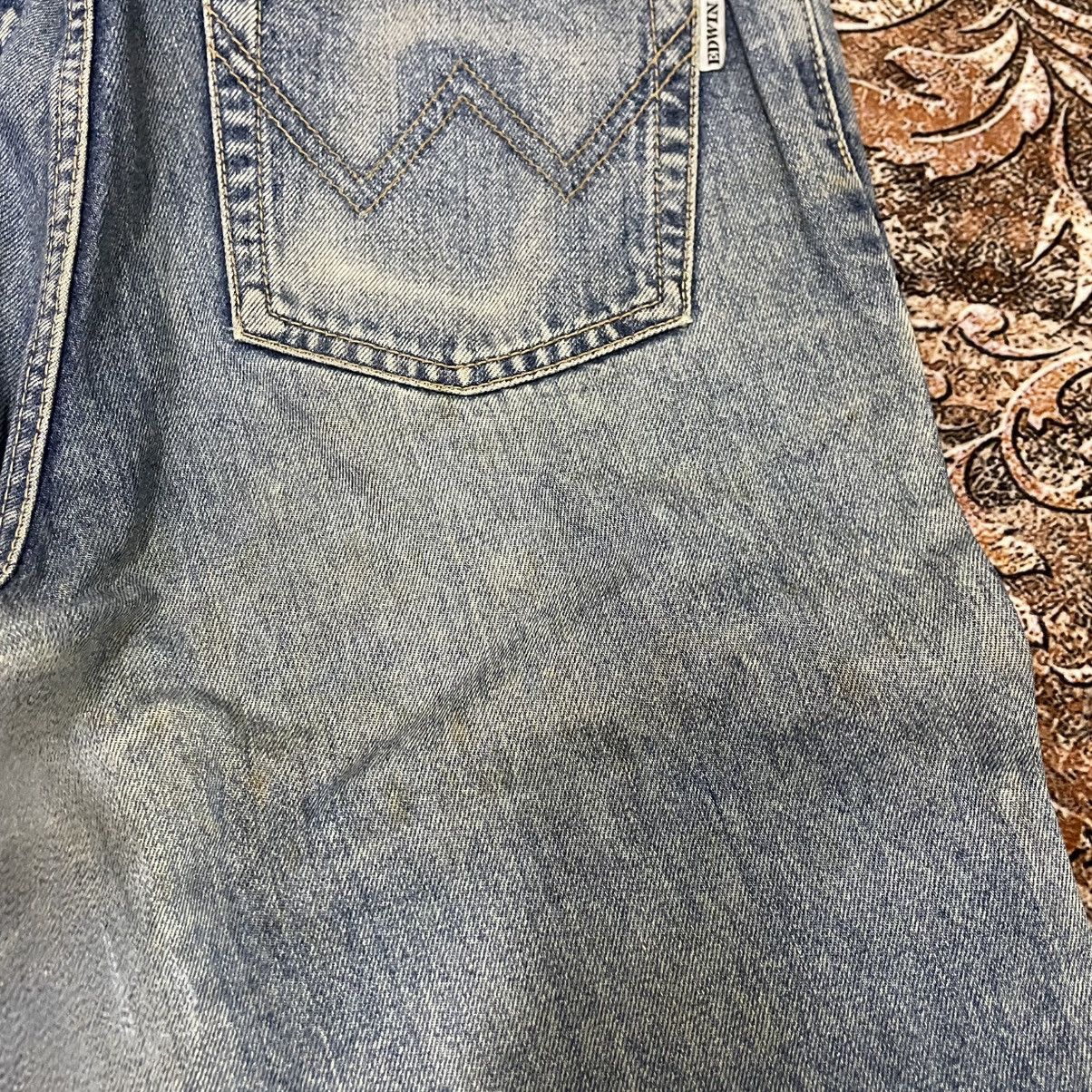 Edwin 🔥Vintage 1993 Edwin Stoned Washed Distress Dirty Denim Jeans Size US 31 - 11 Thumbnail