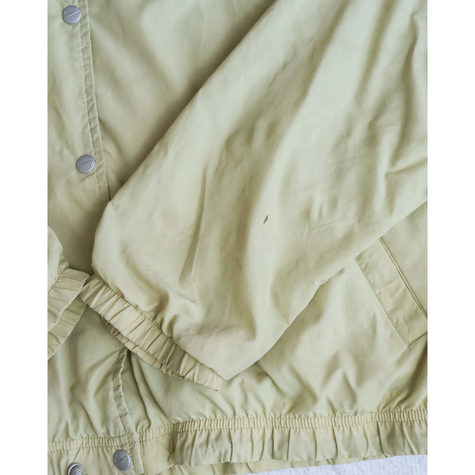Nike Vintage 90s Nike Green Regular Windbreaker - Women's Large Size L / US 10 / IT 46 - 4 Thumbnail