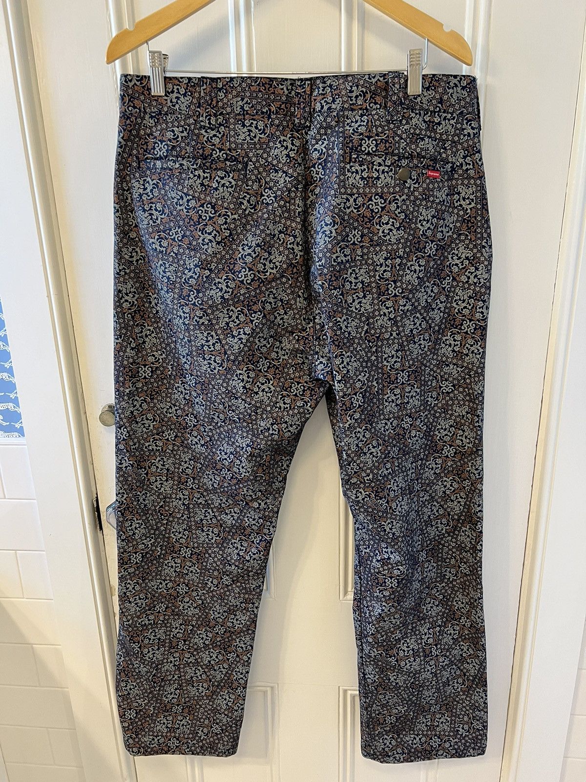 Supreme Supreme AW21 Floral Work Pants Chinos Size US 34 / EU 50 - 6 Thumbnail