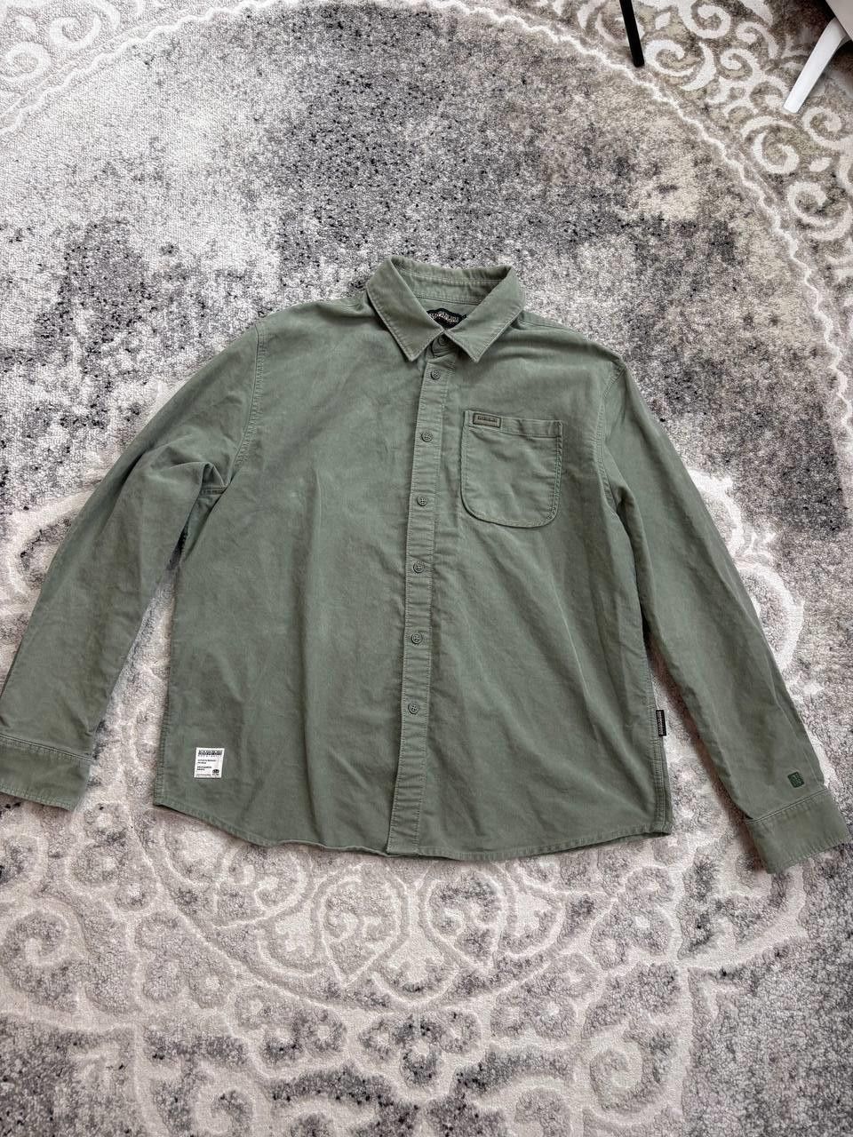 Napapijri Napapijri "Antarctic Research Program" Heavy Cotton Shirt Size US XXL / EU 58 / 5 - 3 Thumbnail