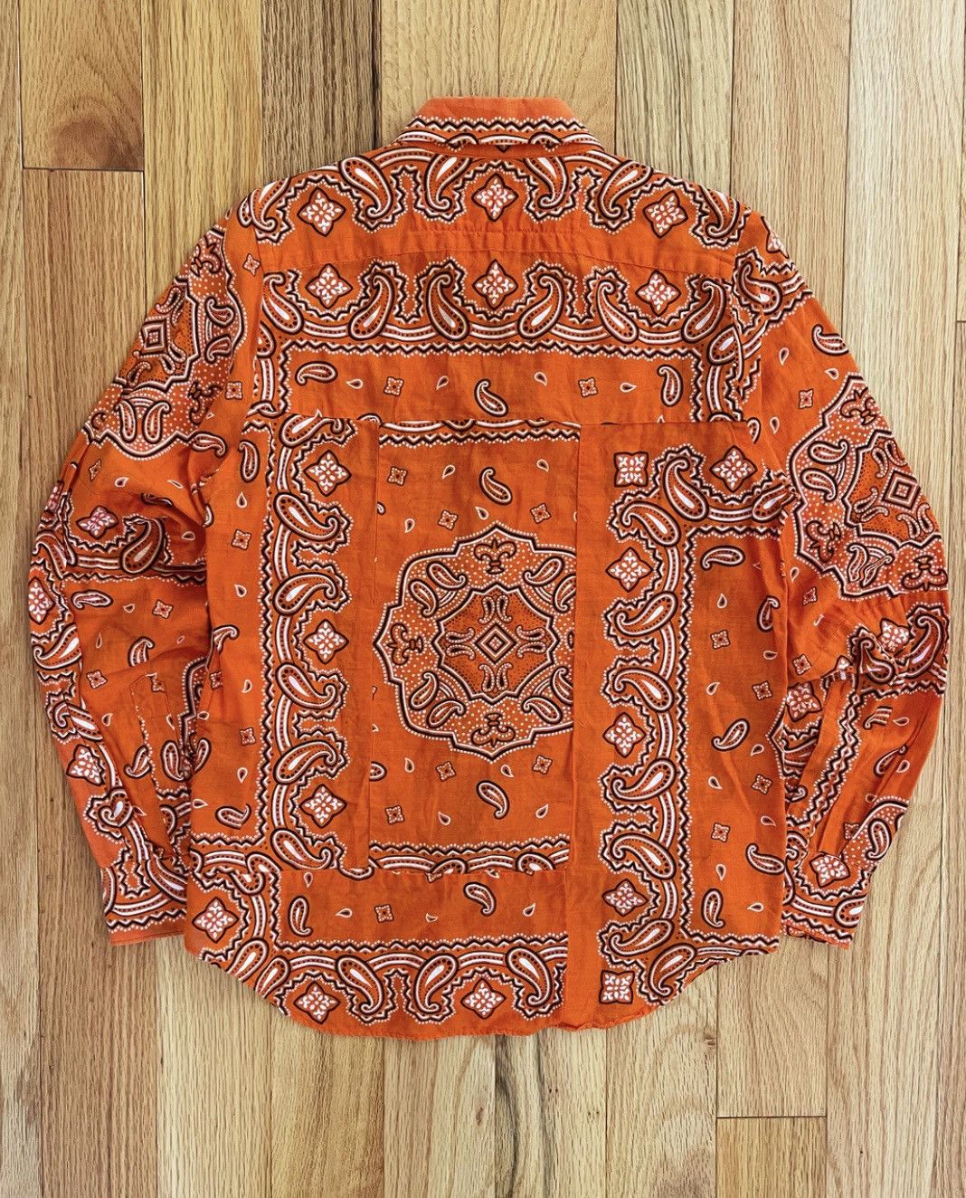 Comme des Garcons × Junya Watanabe SS2004 Junya Watanabe Paisley Button Down Shirt Size US S / EU 44-46 / 1 - 5 Thumbnail