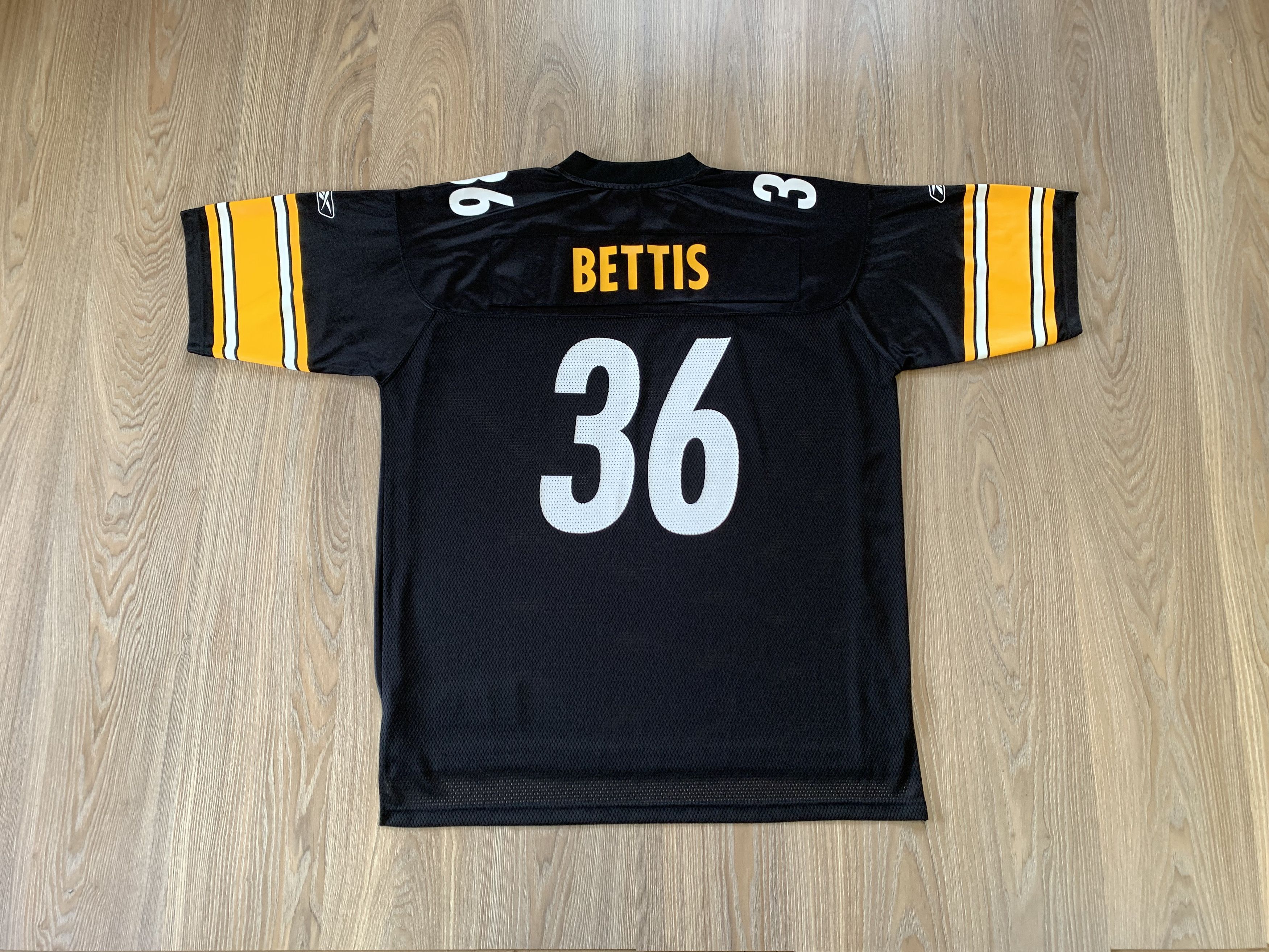 NFL × Reebok × Vintage Reebok NFL Pittsburgh Steelers Jerome Bettis #36 Jersey Size US XL / EU 56 / 4 - 3 Thumbnail