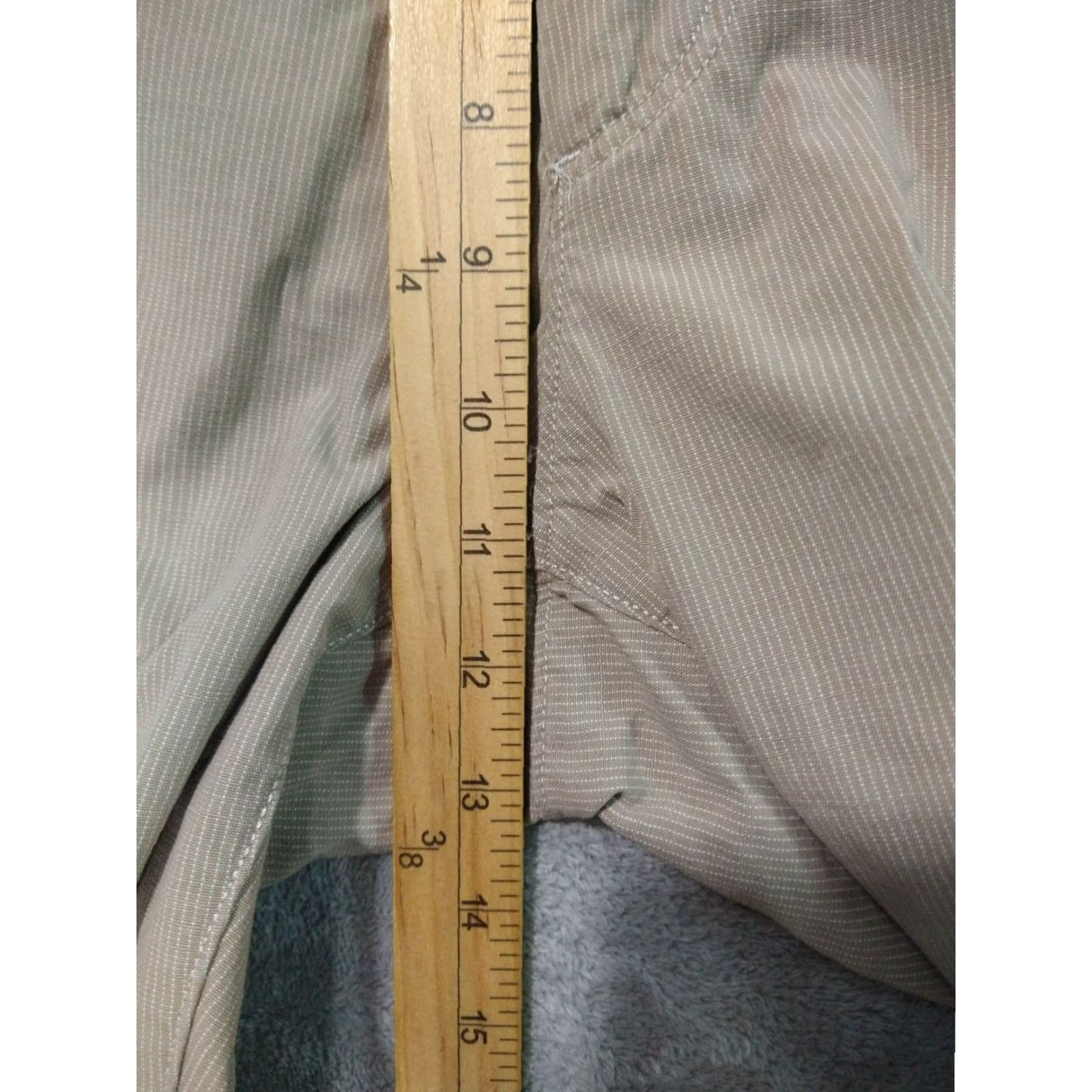 Banana Republic Banana Republic Pants Mens 34x26 Beige Chino Straight Fit Flat Front Mid Rise Casual Workwear City Preppy Mens Size US 34 / EU 50 - 4 Thumbnail