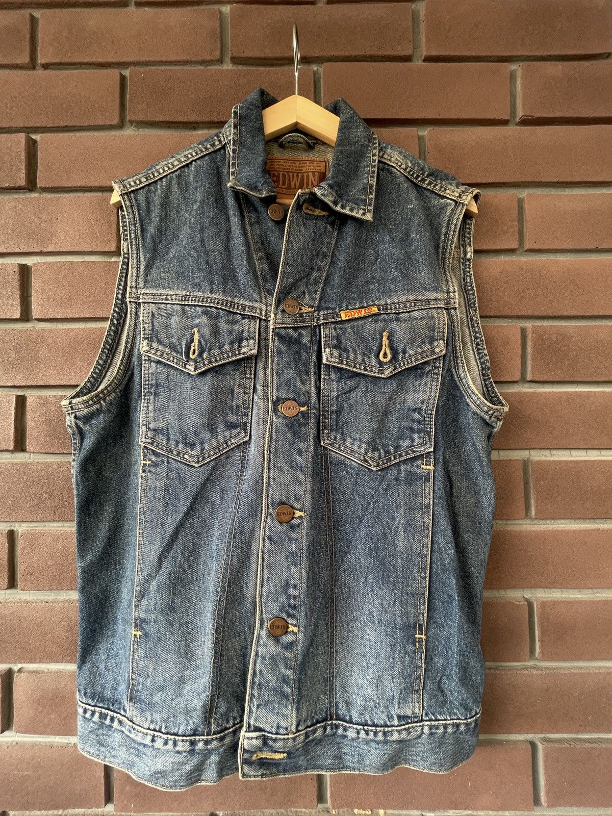 Edwin Vintage Edwin Denim Battle Jacket Size US M / EU 48-50 / 2 - 1 Thumbnail
