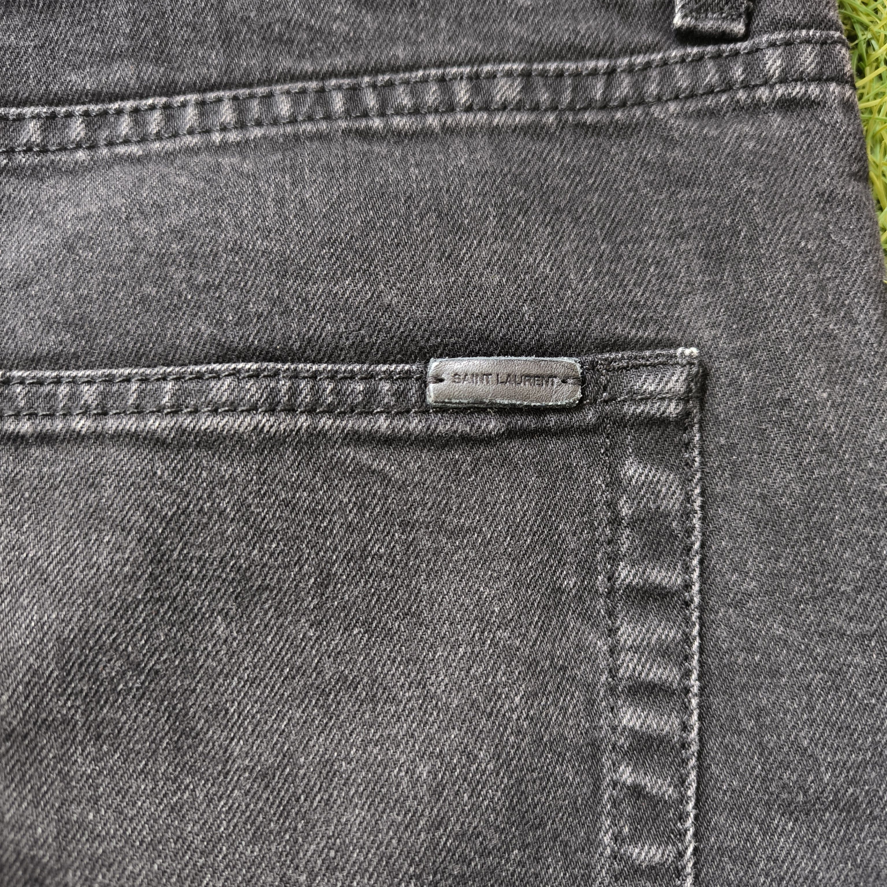 Saint Laurent Paris Saint Laurent Paris D02 Black Skinny Jeans Tagged 33 Fits 36 Size US 33 - 11 Thumbnail