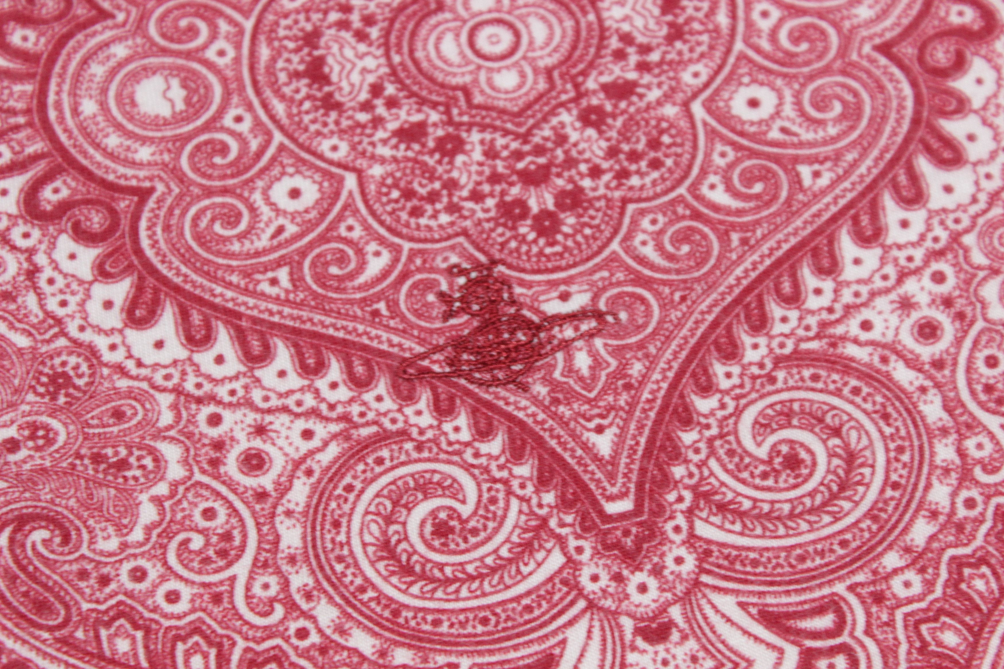 Vivienne Westwood Orb Logo Bandana Paisley Polo Vintage Size US L / EU 52-54 / 3 - 4 Thumbnail