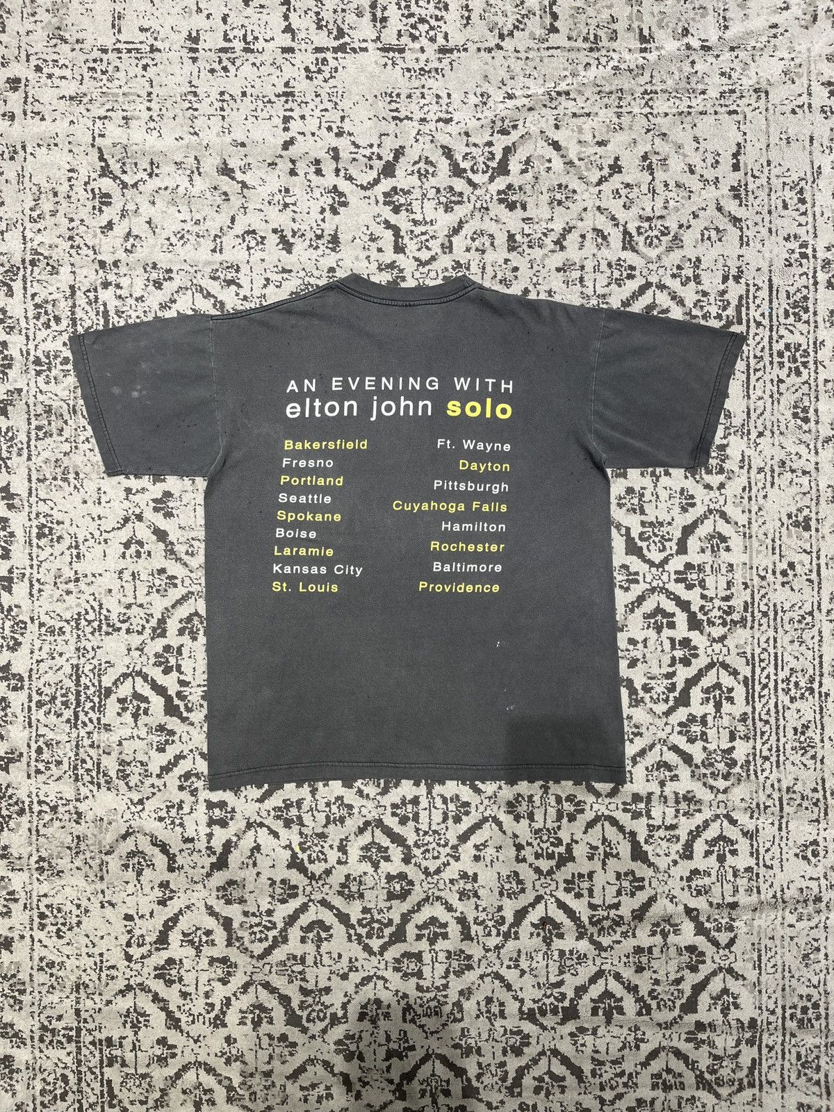 Band Tees × Vintage Vintage “An Evening With An Elton John Solo” 1997 Tour Size US L / EU 52-54 / 3 - 2 Thumbnail